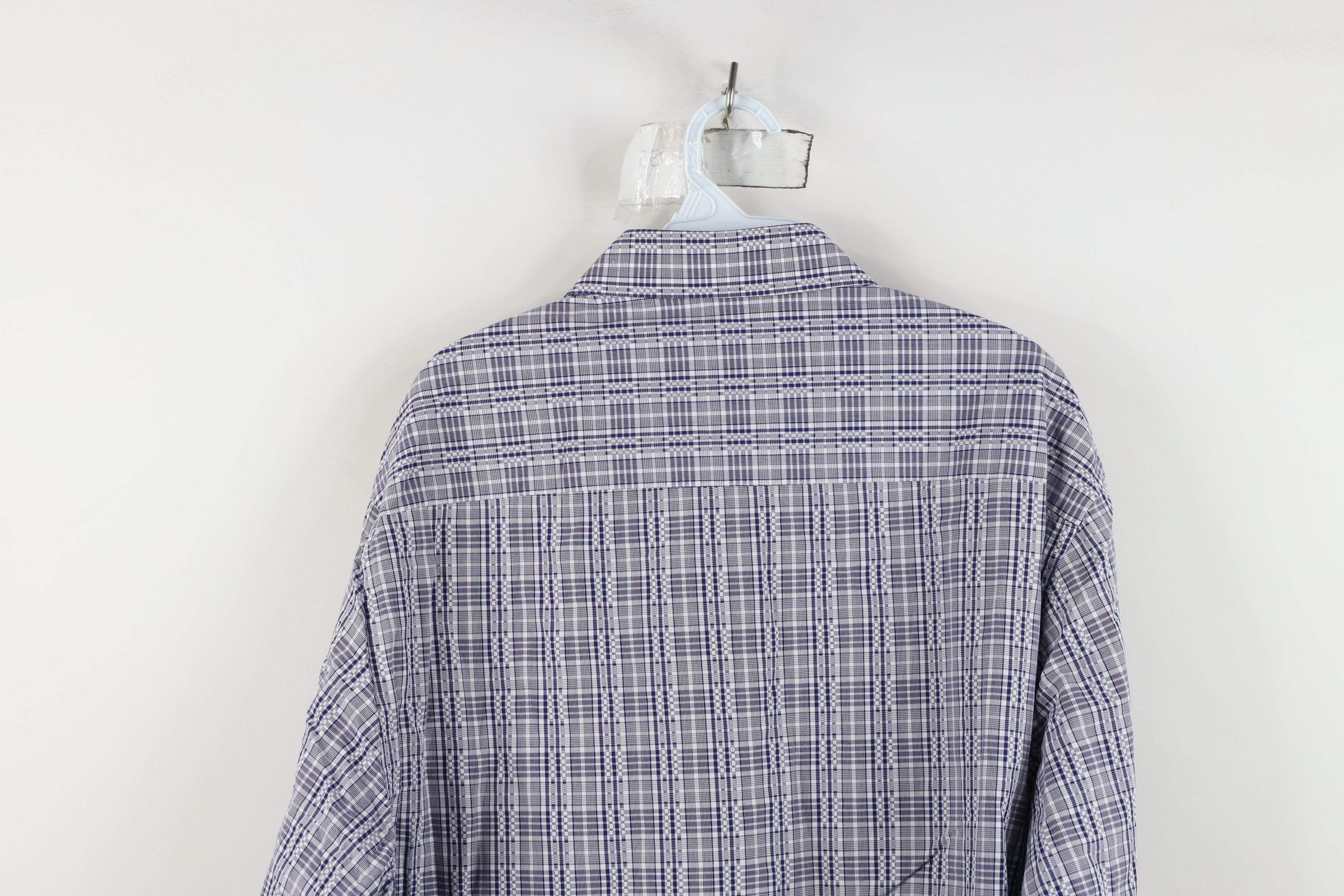 Johnston & Murphy Johnston & Murphy Fit Checkered Knit Collared Button Shirt Size US L / EU 52-54 / 3 - 13 Thumbnail