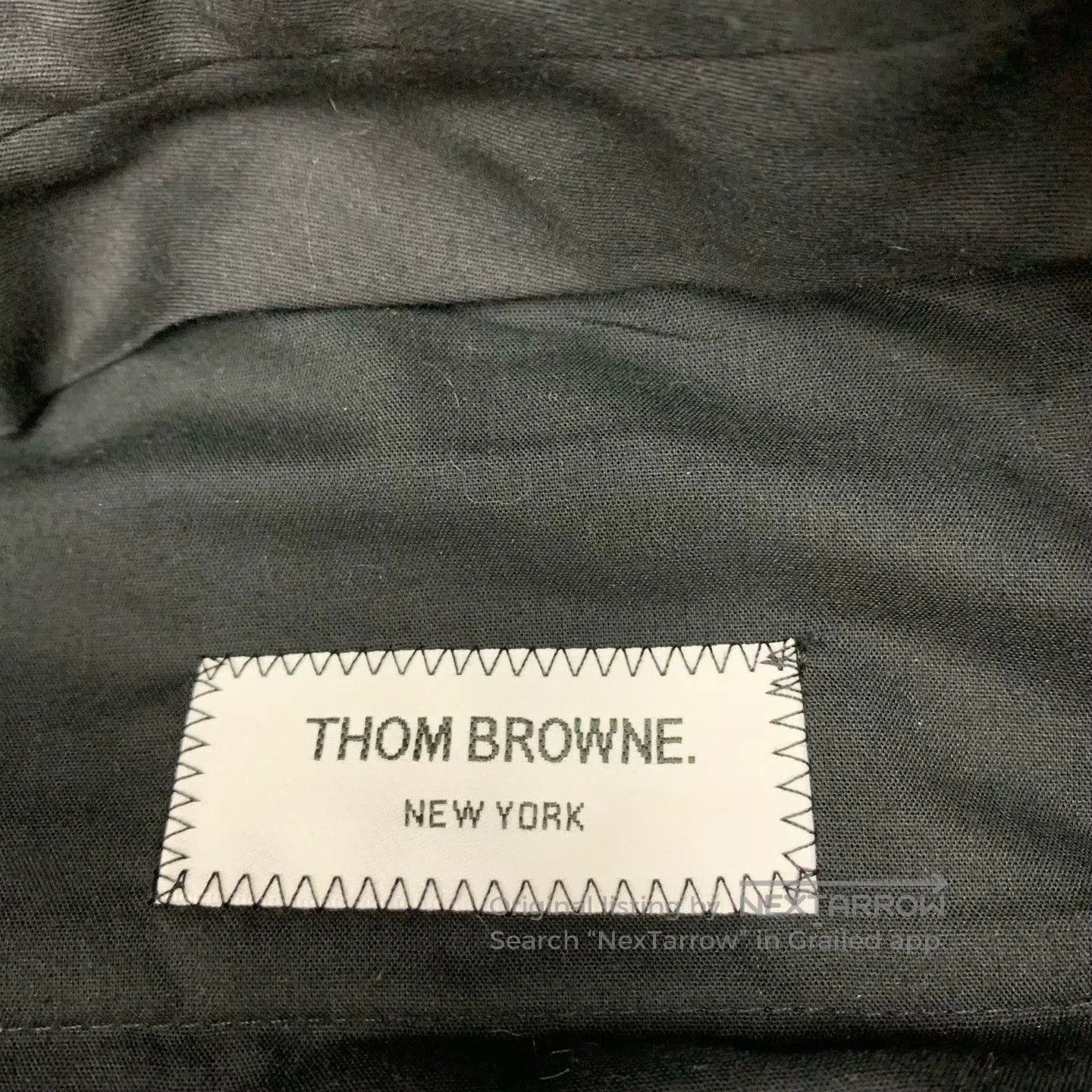 Thom Browne gray striped wool suit trousers by Thom Browne. Size US 30 / EU 46 - 6 Thumbnail
