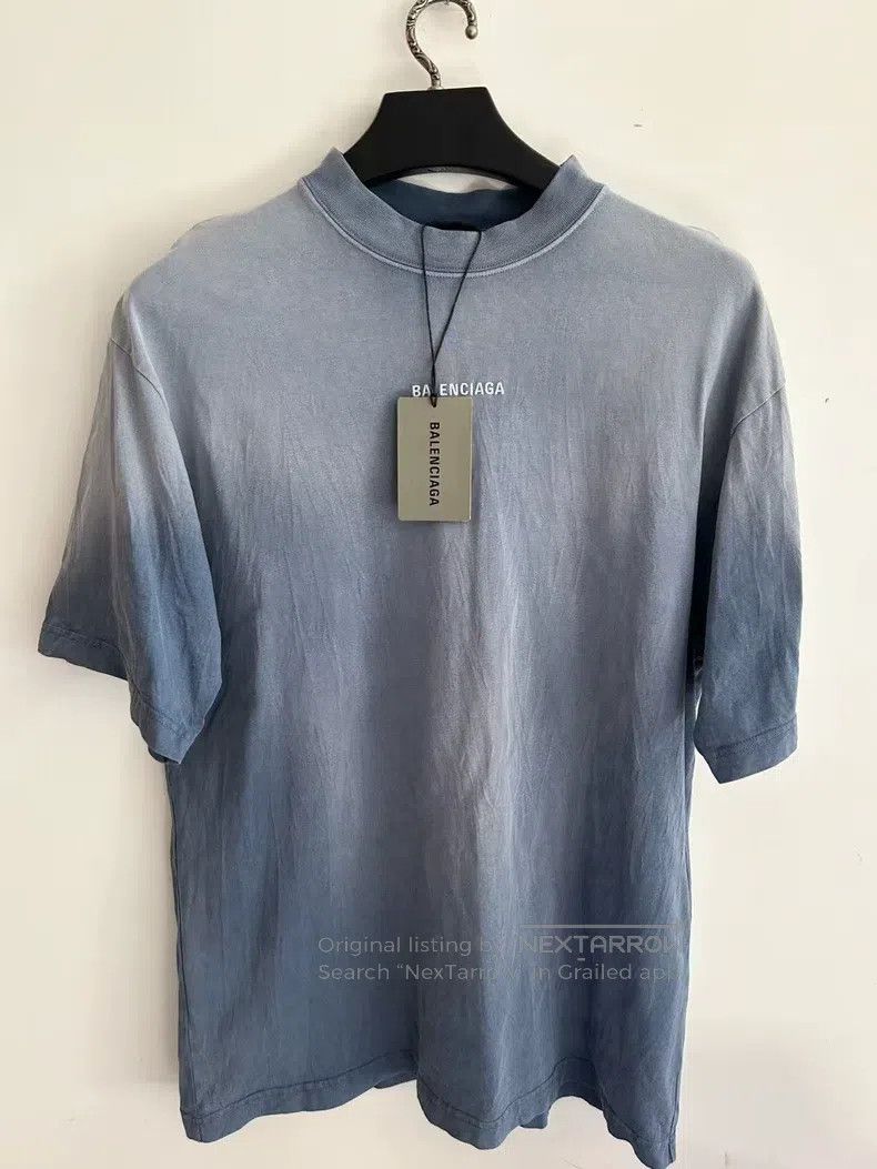 Balenciaga Balenciaga Haze blue short-sleeve T-shirt, size XS Size US XS / EU 42 / 0 - 1 Thumbnail