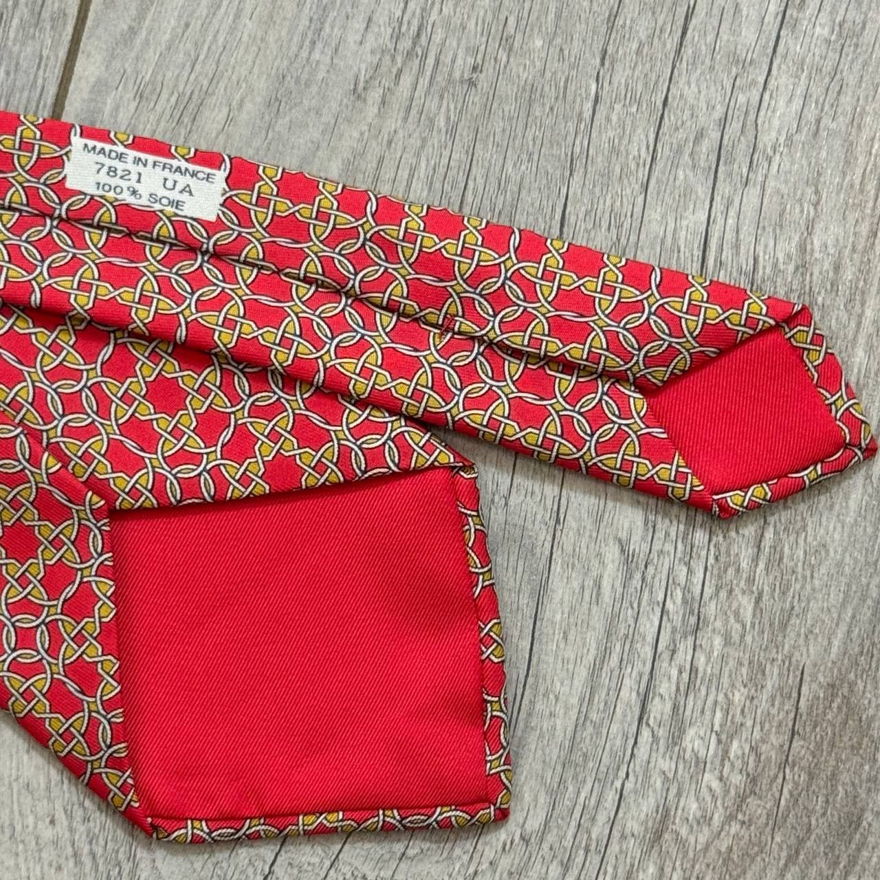 Hermes HERMES Silk Tie Size ONE SIZE - 7 Thumbnail