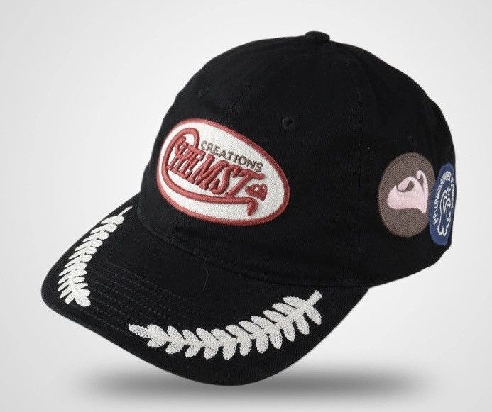 Japanese Brand Outdoor retro fashion embroidered patches cap hat aesthetic Size ONE SIZE - 4 Thumbnail