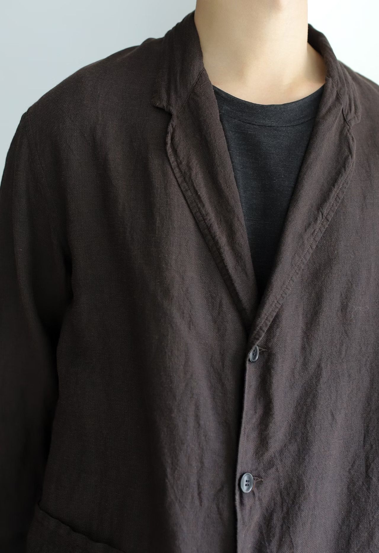 Comoli 26SS Silk Cotton Jacket, NWT, Brown, Size 3, D01-01022 Size US L / EU 52-54 / 3 - 13 Thumbnail