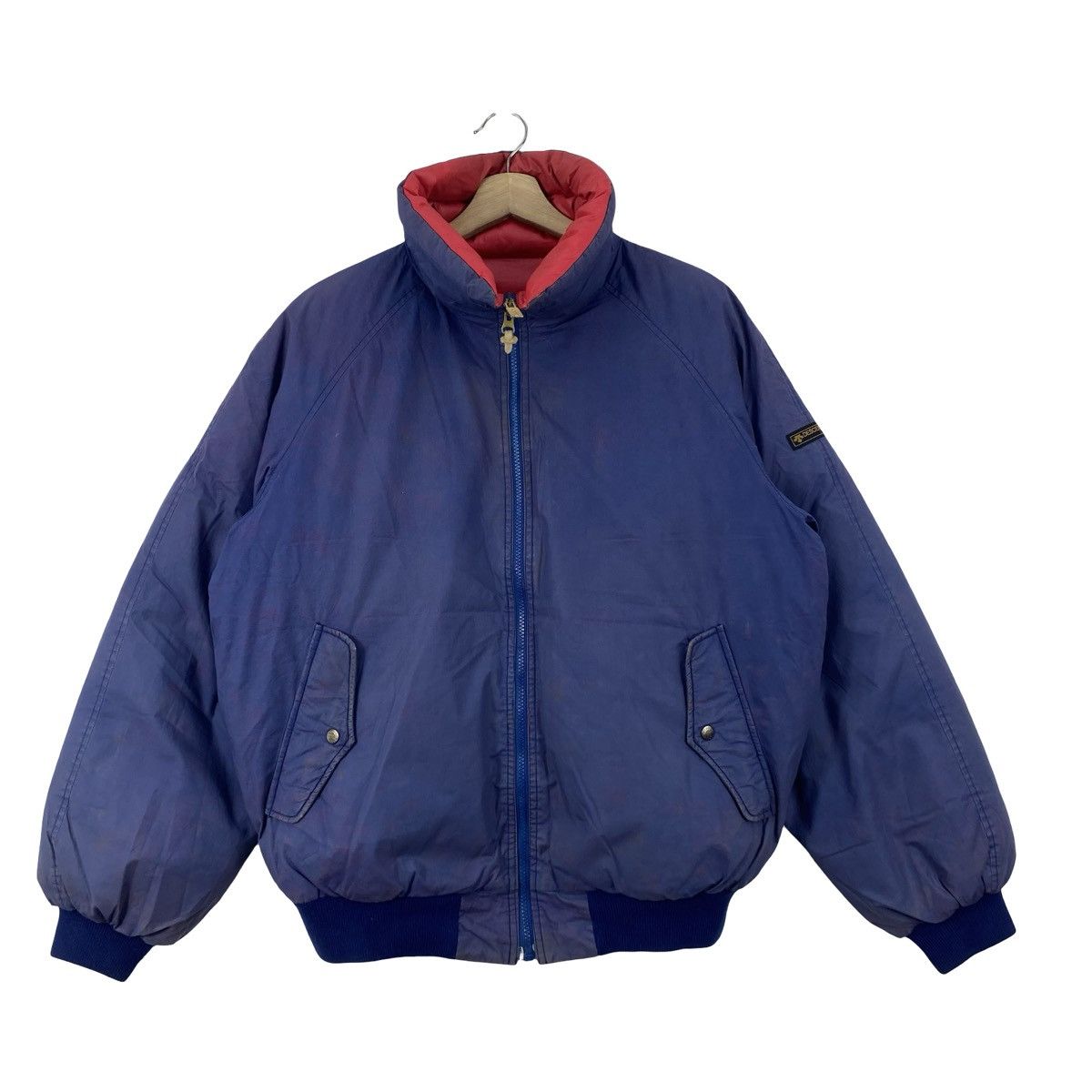 Descente Vintage DESCENTE Puffer Bomber Jacket Collar Duck Down Ski Size US L / EU 52-54 / 3 - 4 Thumbnail