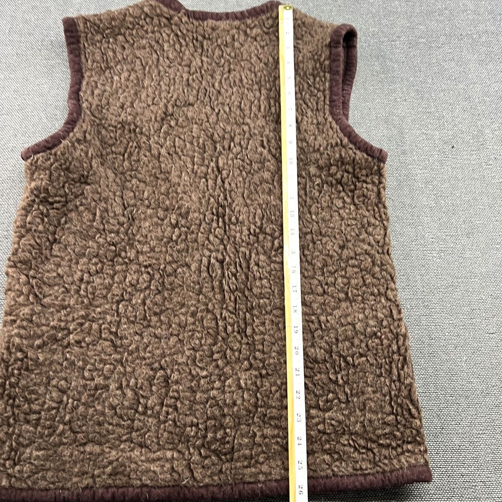 Vintage VINTAGE Alwero Womens Vest XL Full Zip Brown Wool Pile Sherpa Ladies Size XL / US 12-14 / IT 48-50 - 6 Thumbnail