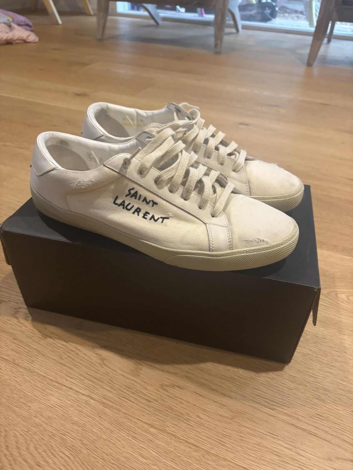 Saint Laurent Paris Saint Laurent sneakers size 46 Size US 13 / EU 46 - 3 Thumbnail