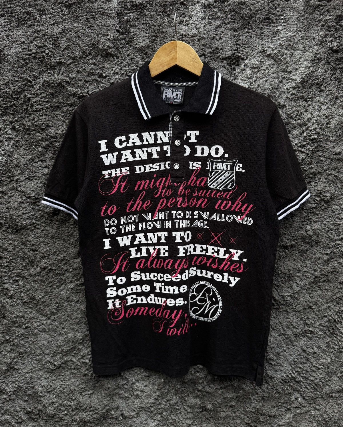 Hysteric Glamour × If Six Was Nine × Japanese Brand Y2k Rmt ifsixwasnine poem polo shirt Size US M / EU 48-50 / 2 - 1 Thumbnail