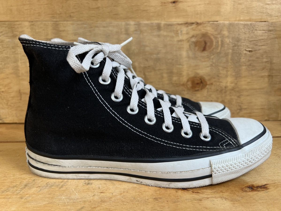 Converse × Vintage Vintage Converse Black Chuck Taylor All Star High Top Shoes Size US 6.5 / EU 39-40 - 3 Thumbnail