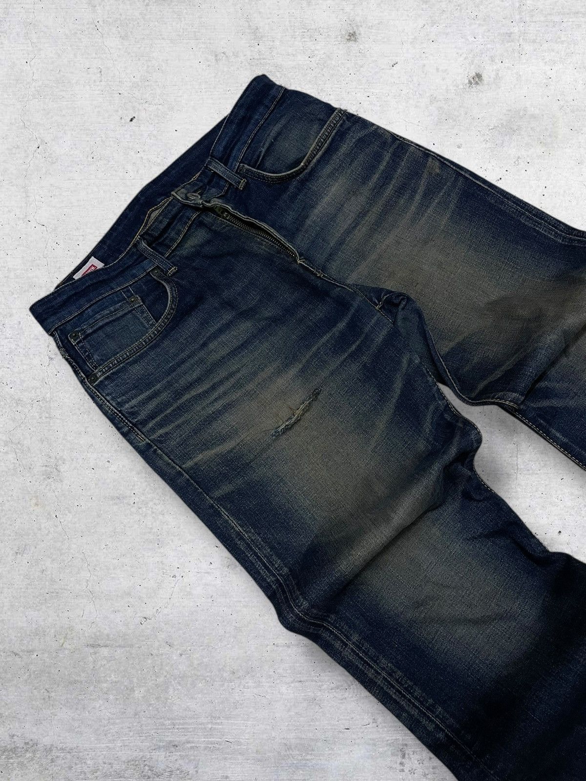 Edwin VINTAGE EDWIN 90S OG JAPAN DESIGNER DISTRESSED MUDWASH DENIM Size US 32 / EU 48 - 7 Thumbnail