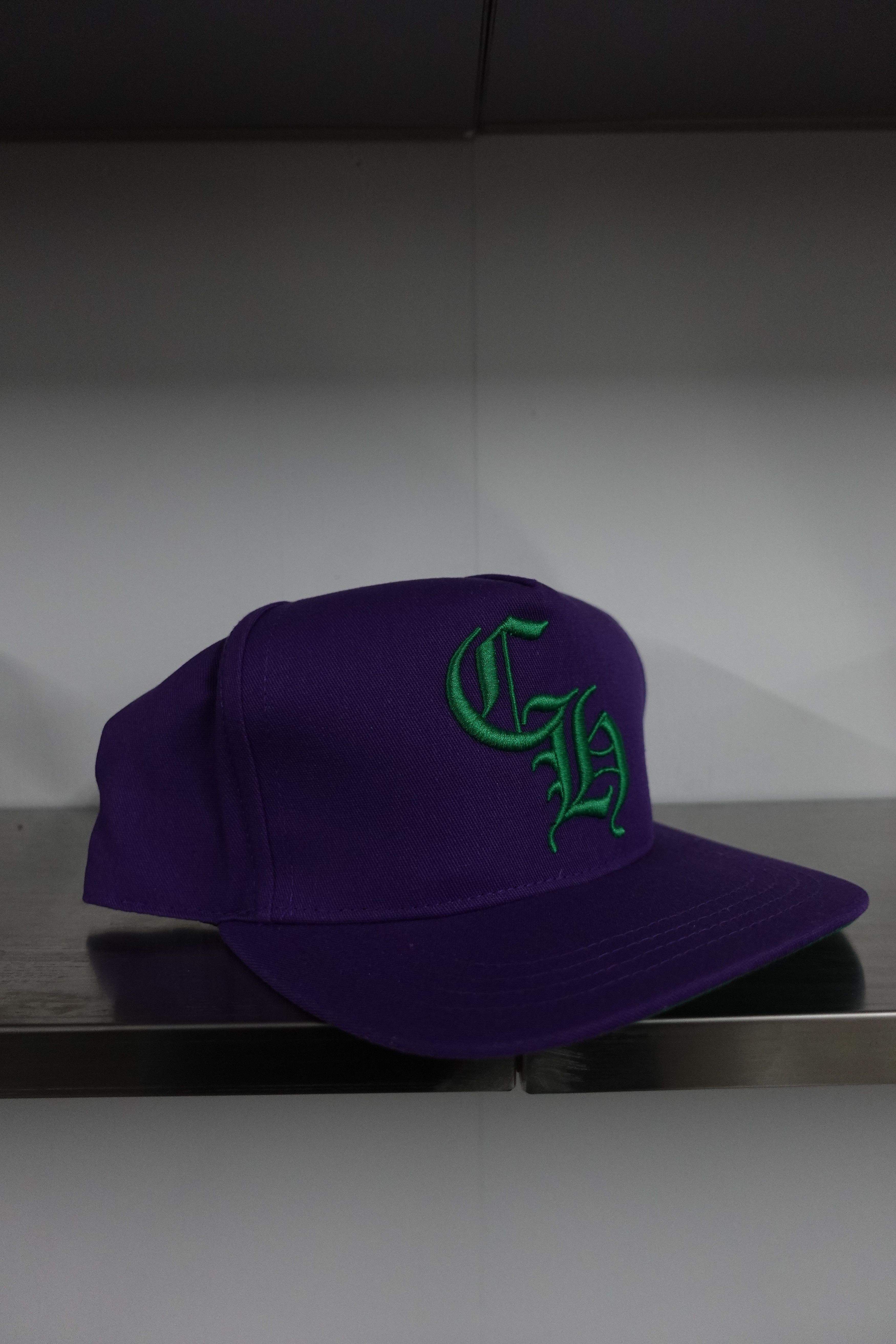 Chrome Hearts CHROME HEARTS LETTER HAT PURPLE GREEN Size ONE SIZE - 2 Thumbnail