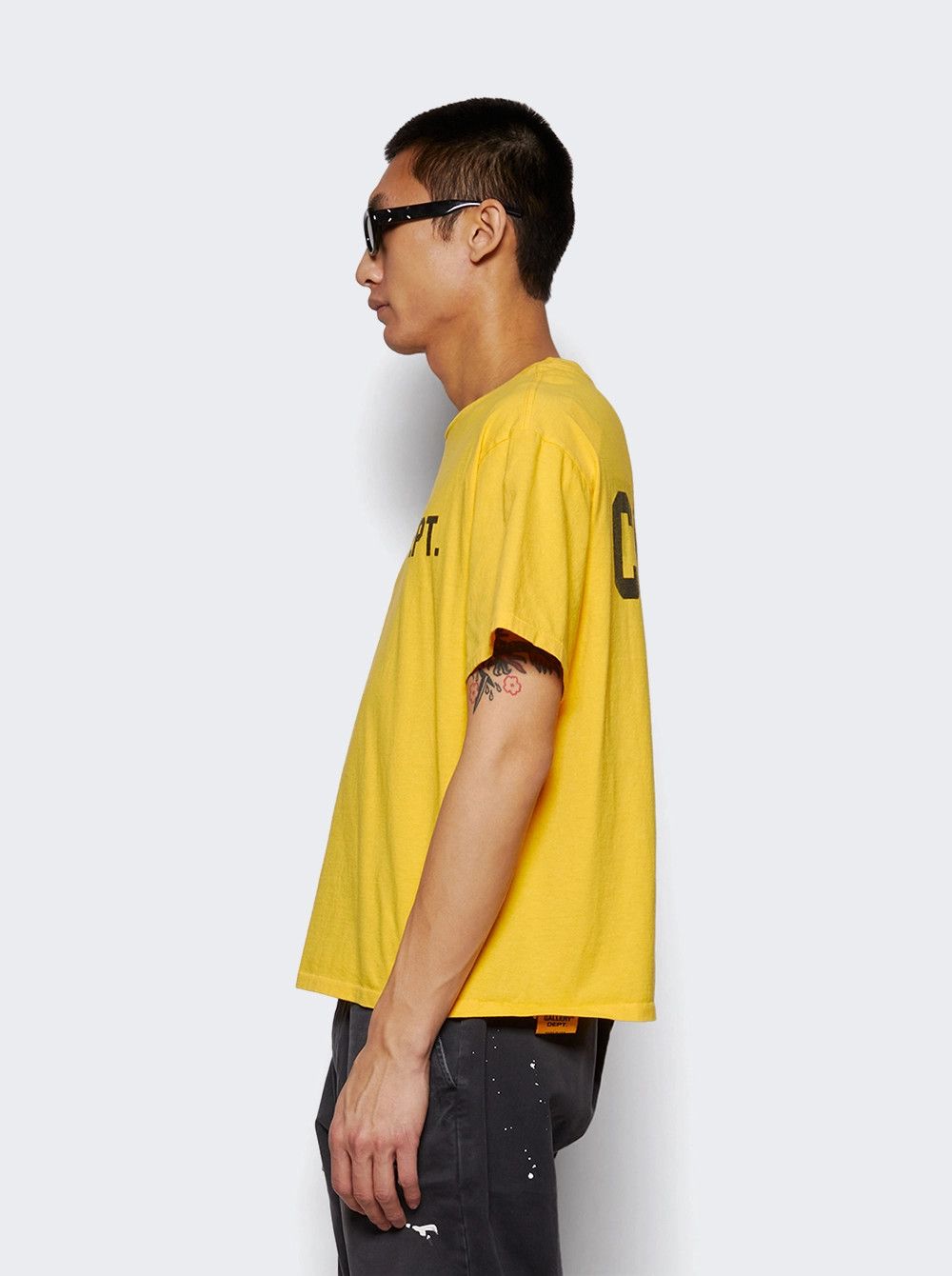 Gallery Dept. o1mle0326 Student Coach Reversible Tee Shirt Golden Yellow Size US XXL / EU 58 / 5 - 4 Thumbnail