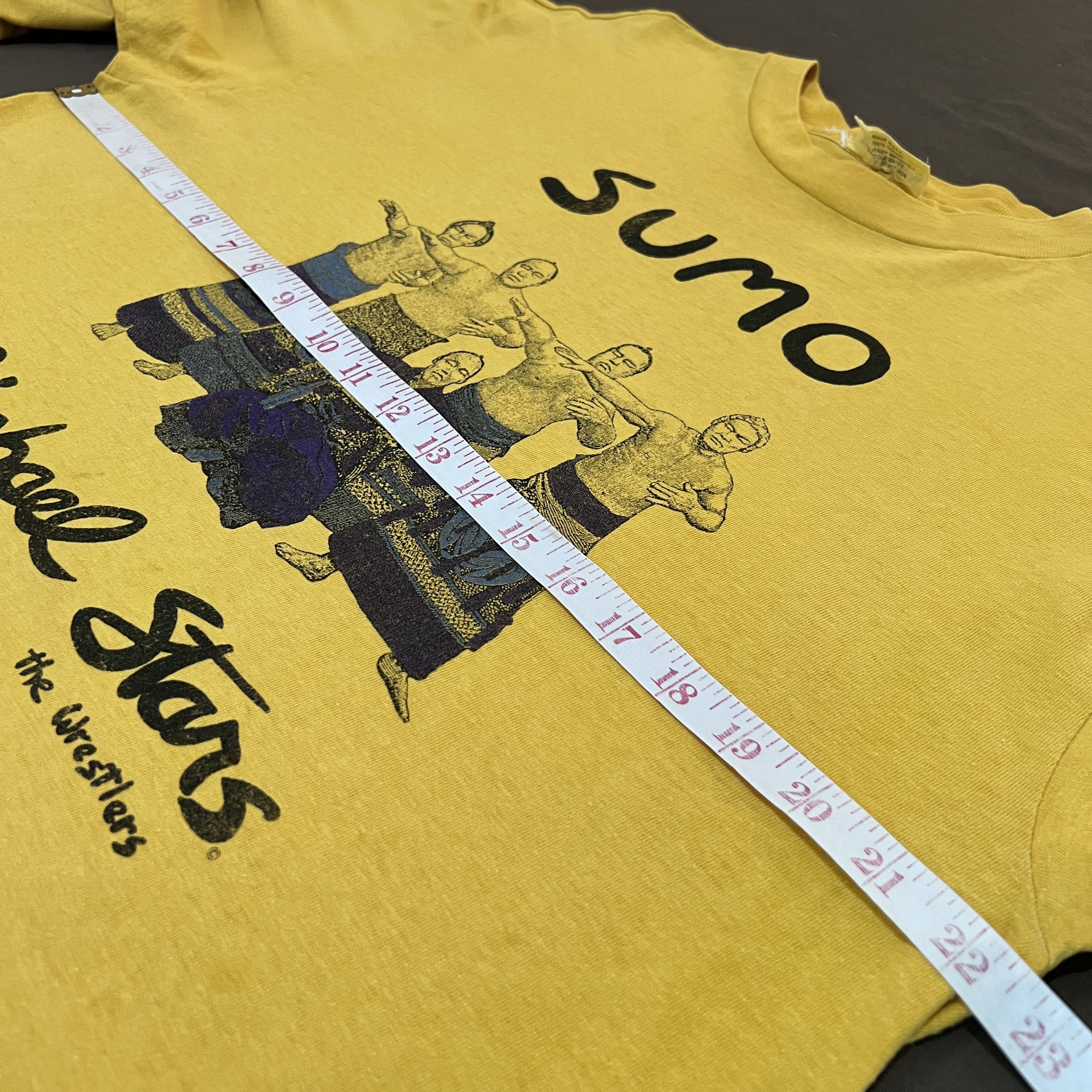 Designer × Michael Stars × Vintage Vintage 90s Michael Stars Sumo the wrestlers Tee Size US L / EU 52-54 / 3 - 10 Thumbnail