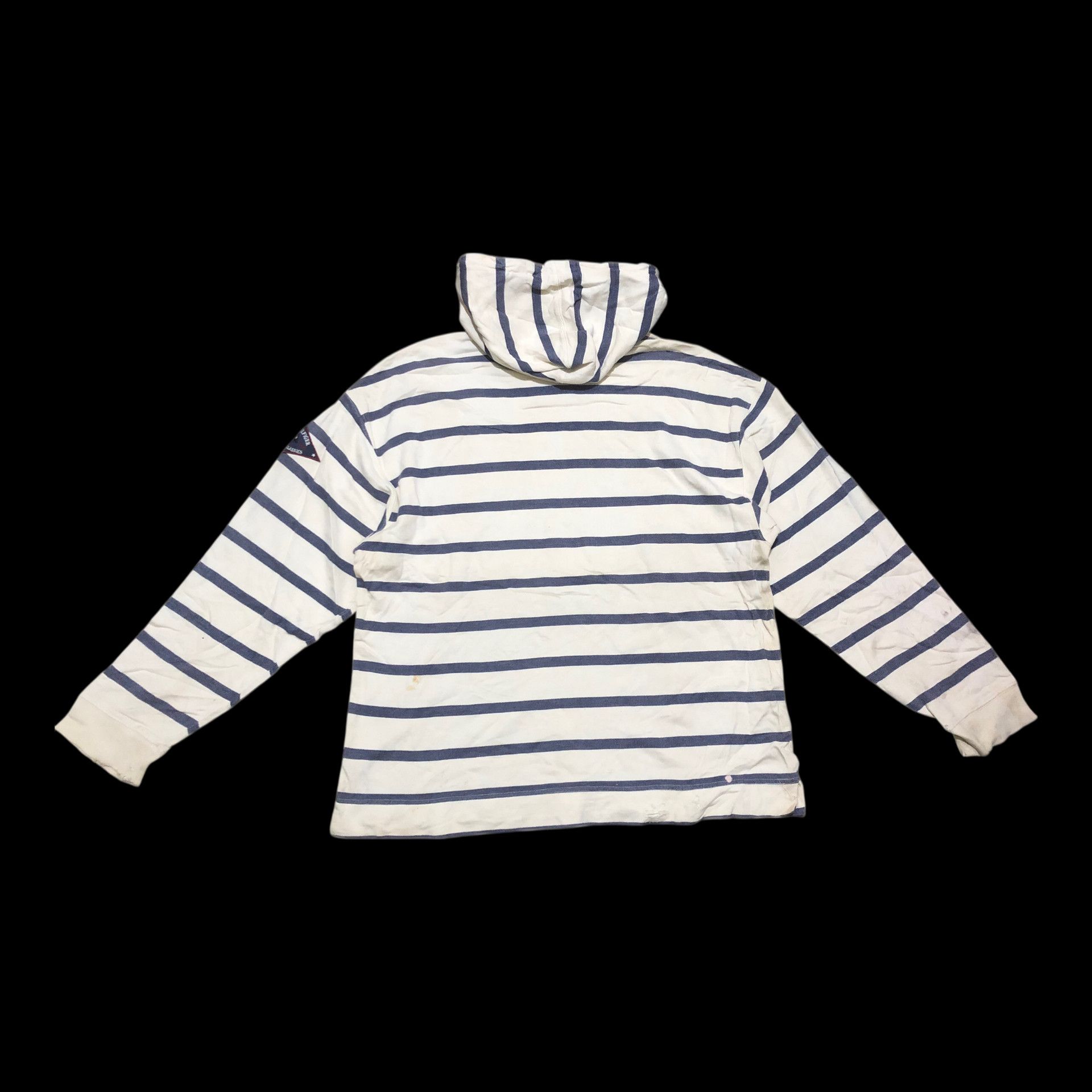 Tommy Hilfiger 🔥Vintage TOMMY HILFIGER Pullover Hoodie Nautical Patch Size US XL / EU 56 / 4 - 2 Thumbnail