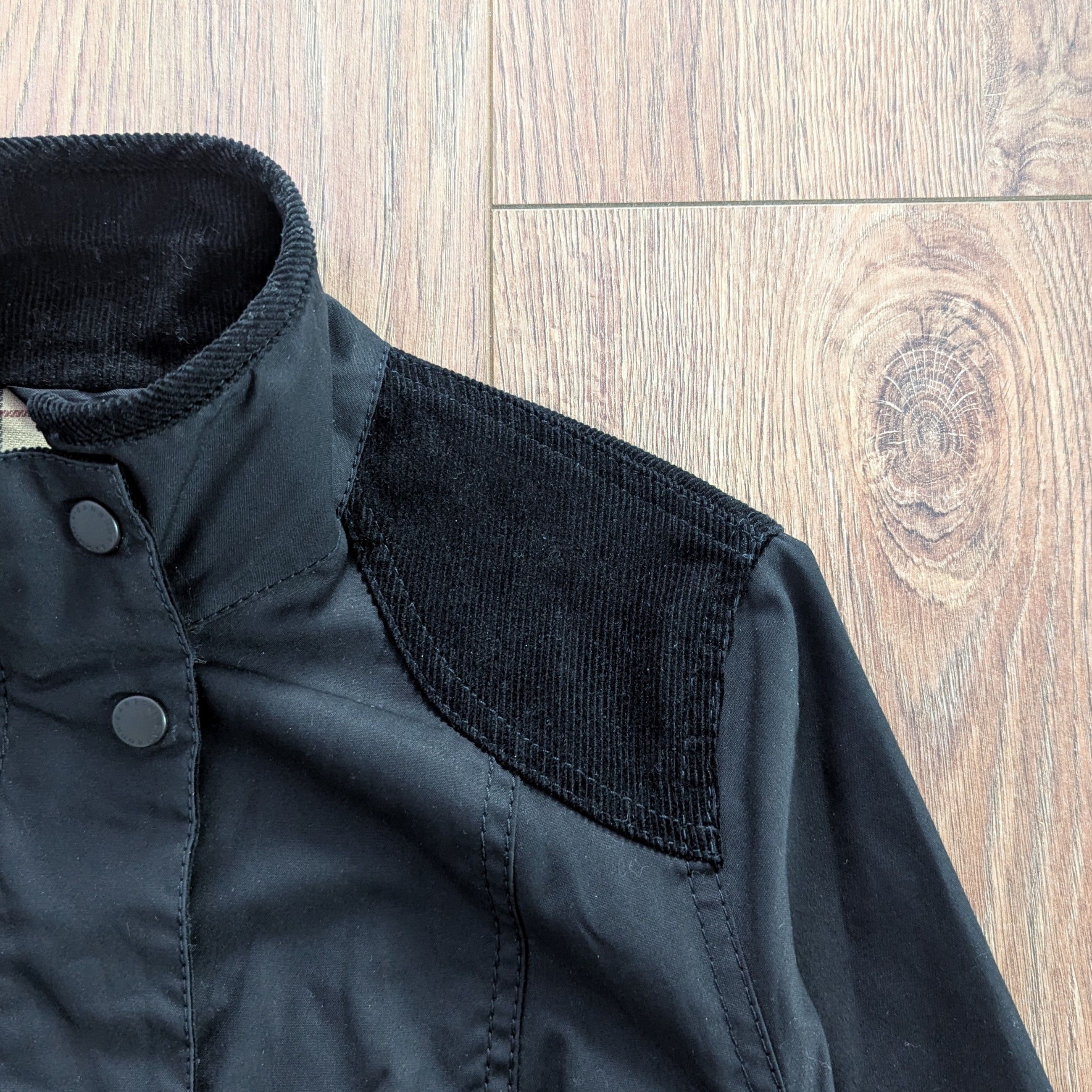 Barbour BARBOUR Isleham Wax Jacket Black British Style Waxed Cotton Size M / US 6-8 / IT 42-44 - 4 Thumbnail