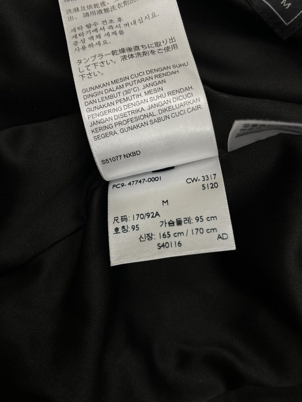 Levi's Mens Levis Black Bomber Jacket Size M Size US M / EU 48-50 / 2 - 11 Thumbnail