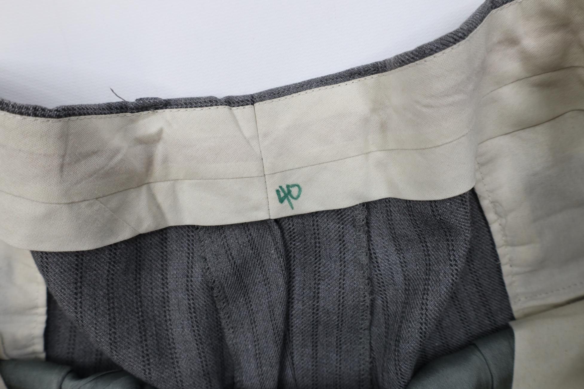 Vintage Vintage 90s Streetwear Gabardine Striped Wide Leg Pants Size US 42 / EU 58 - 8 Thumbnail
