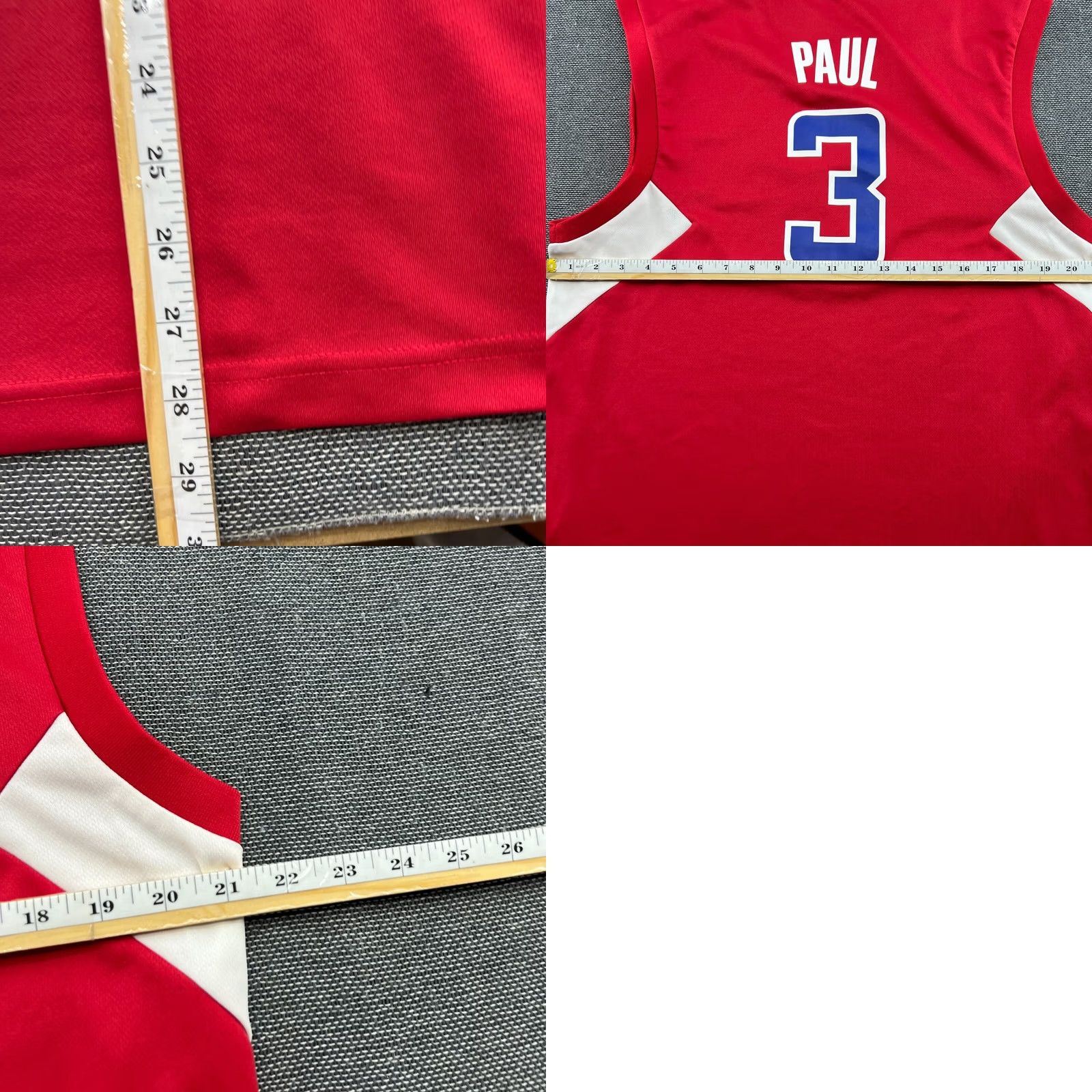Adidas adidas LA Clippers Chris Paul 2013 Basketball Jersey Tank Mens Medium Red Polyester Athletic Moisture Wicking Sports Size US M / EU 48-50 / 2 - 9 Thumbnail