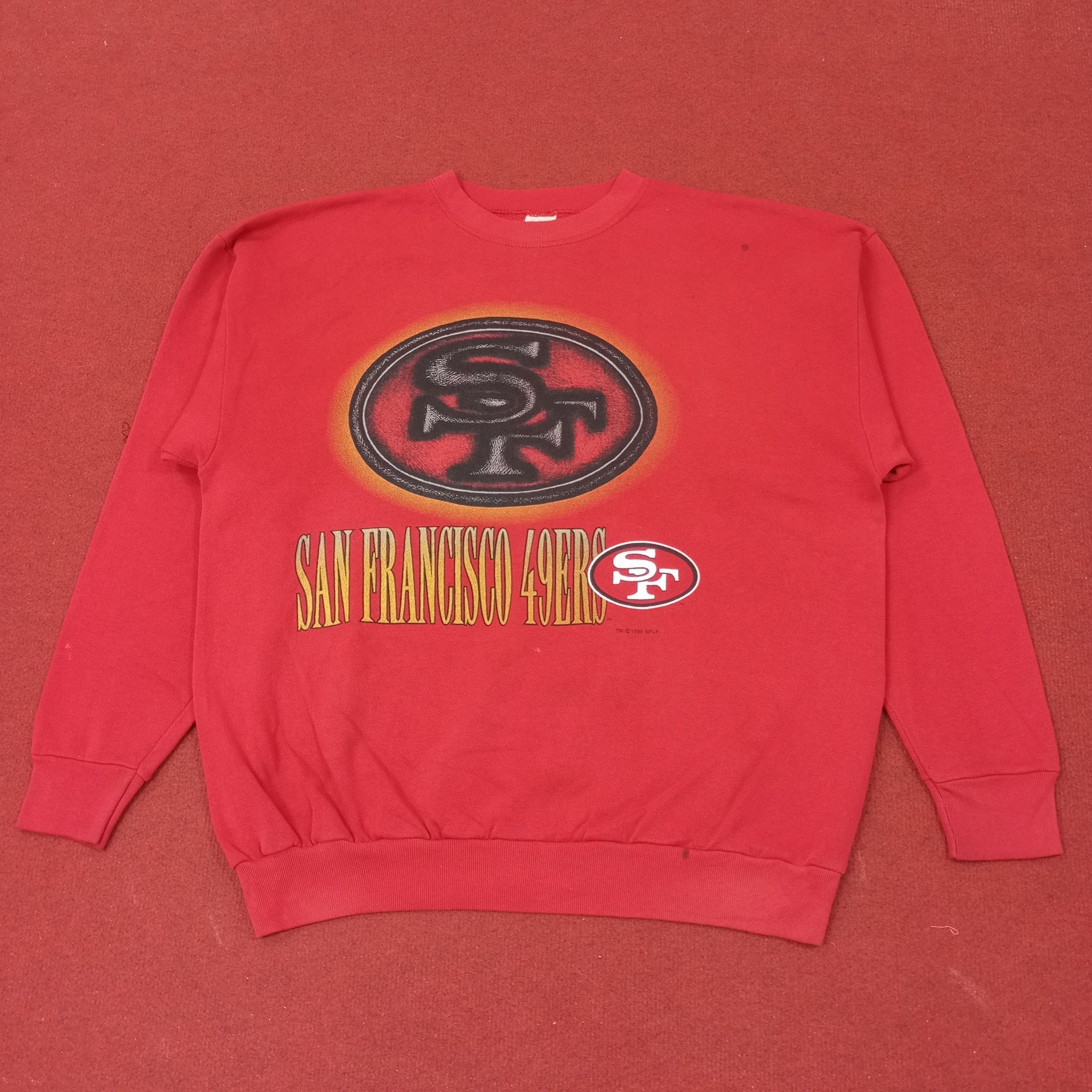 NFL San Francisco 49ers Football Team Vintage Sweatshirt c253n17 Size US L / EU 52-54 / 3 - 1 Thumbnail