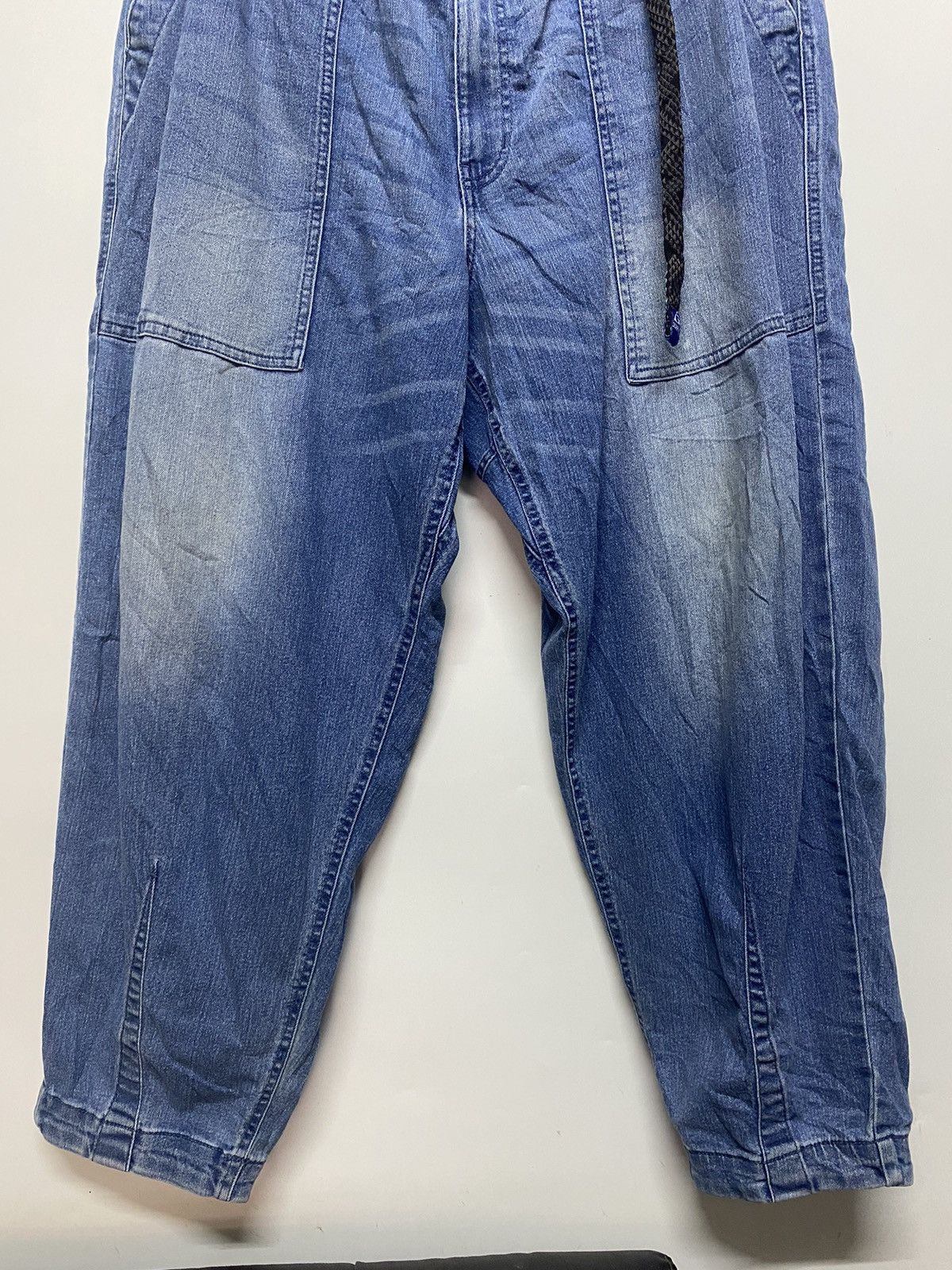 Gramicci GERRY Denim Stretch Loose Pants Size US 34 / EU 50 - 4 Thumbnail
