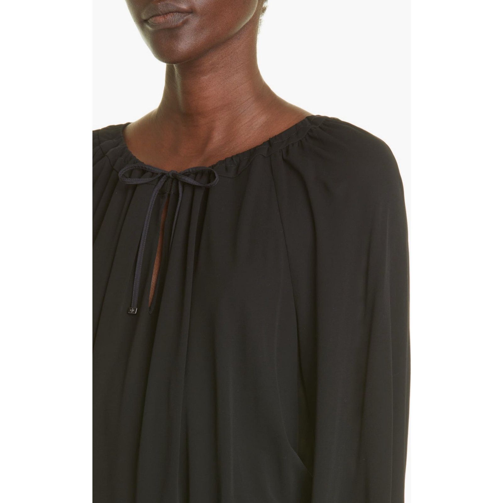 Loro Piana $1600 Value Loro Piana Clio Crepe Jersey Blouse Size XL / US 12-14 / IT 48-50 - 10 Thumbnail