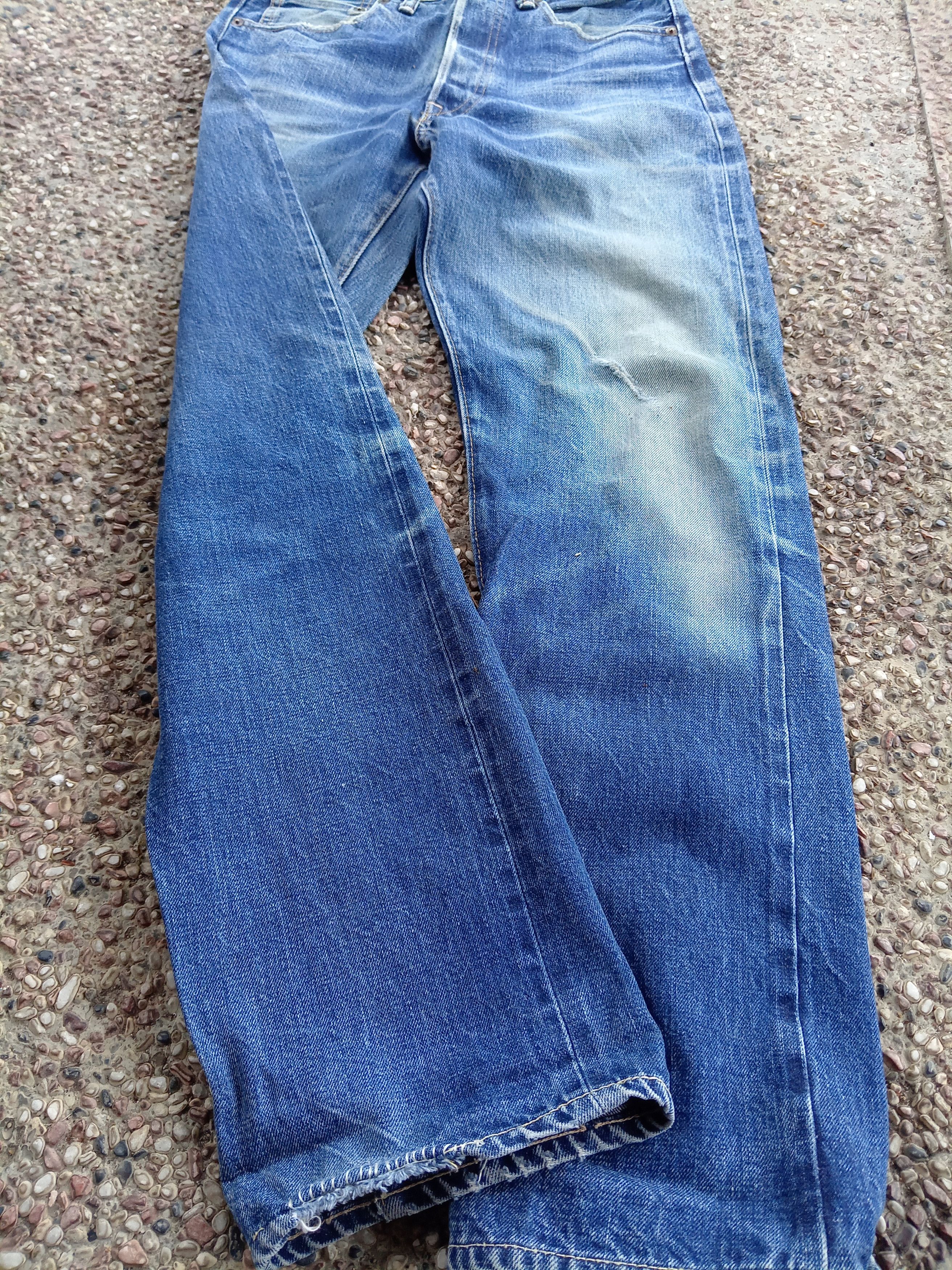 Japanese Brand × Warehouse Vintage Warehouse Selvedge Distressed Denim Jeans Size US 29 - 3 Thumbnail