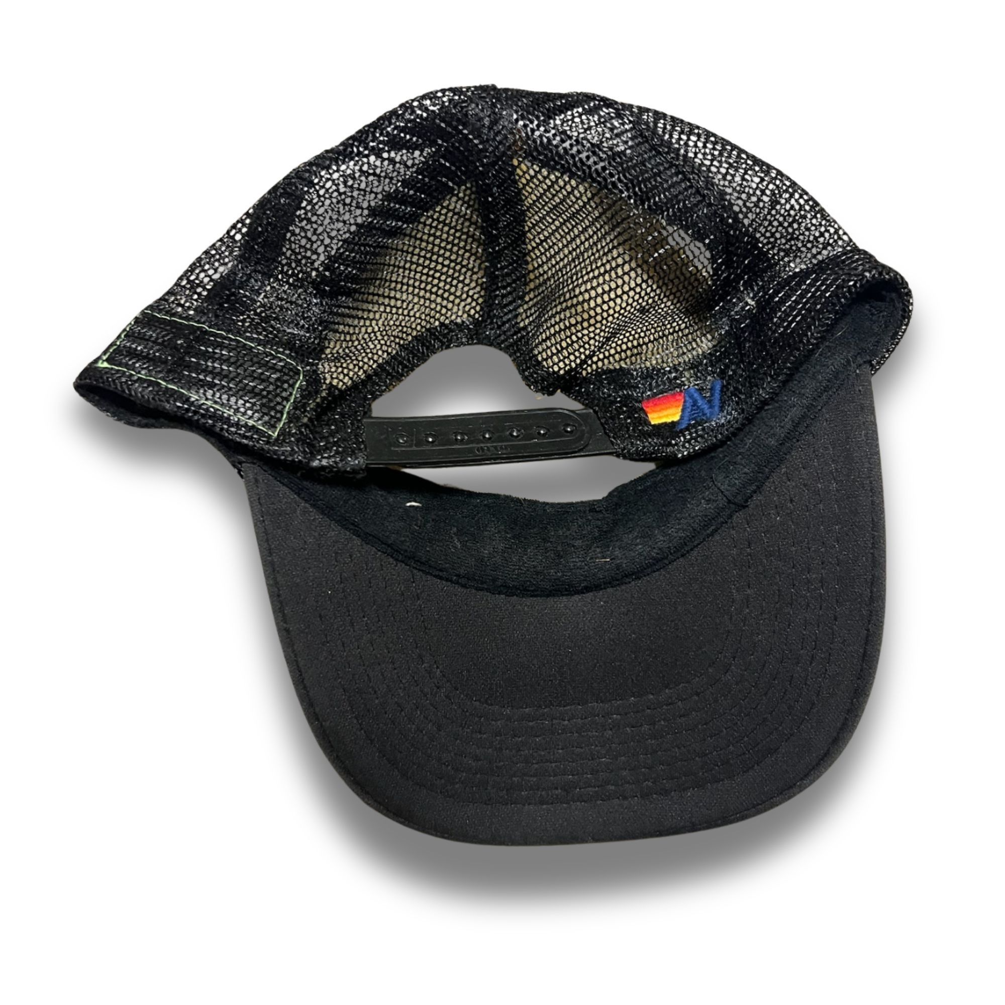 Aviator Nation Aviator Nation Turn It Up Black Mesh Trucker Hat Adjustable Size ONE SIZE - 3 Thumbnail