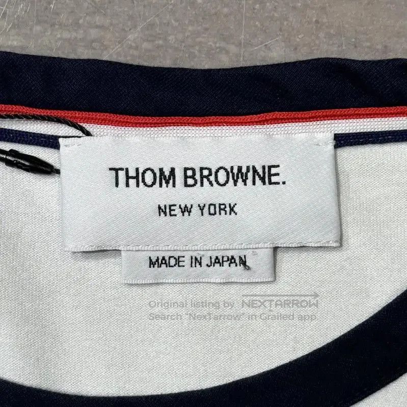 Thom Browne Thom Browne Women's Short Sleeve White T-Shirt . Size S / US 4 / IT 40 - 3 Thumbnail