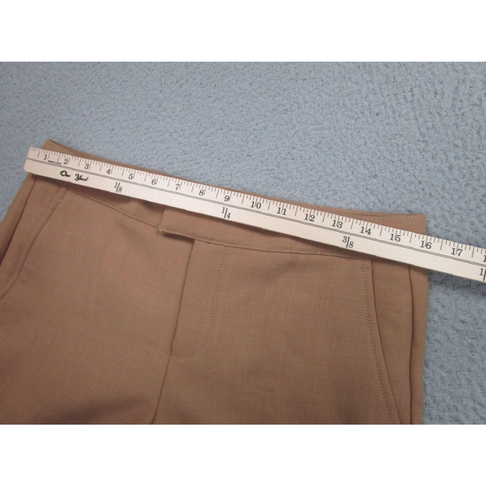 Banana Republic Banana Republic Heritage Dress Pants Womens Camel Brown 30x25 Cargo size 6 Short** Size 28" / US 6 / IT 42 - 3 Thumbnail