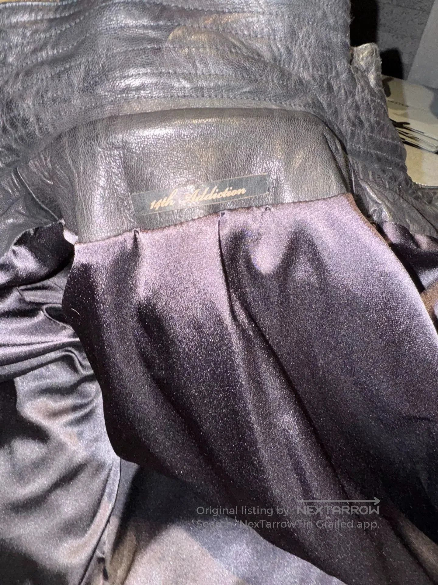 Addict Clothes Japan rare hooded leather jacket from 14th addiction. Size US M / EU 48-50 / 2 - 7 Thumbnail