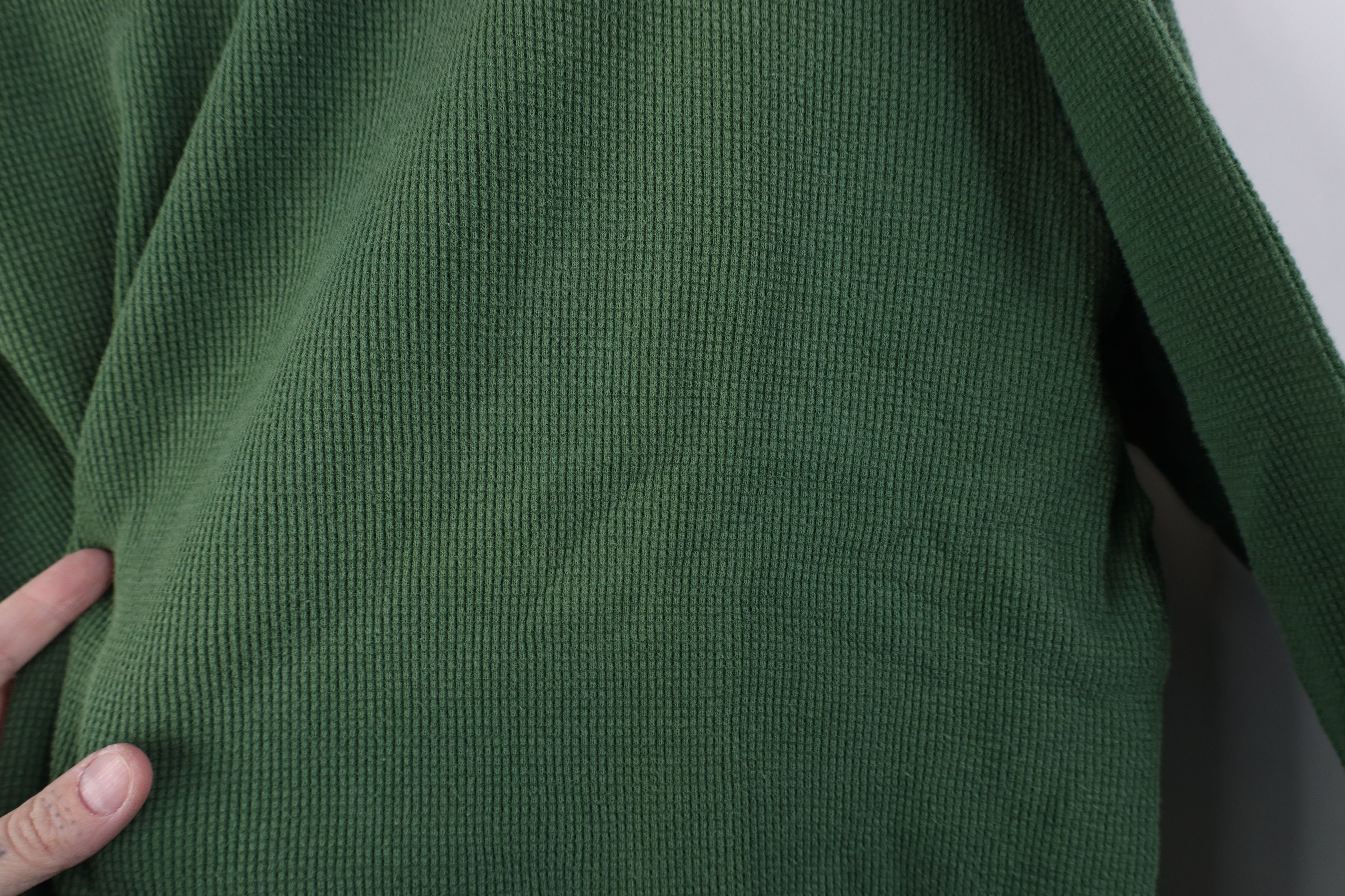 Vintage Vintage 90s Streetwear Waffle Knit Turtleneck T-Shirt USA Size M / US 6-8 / IT 42-44 - 4 Thumbnail