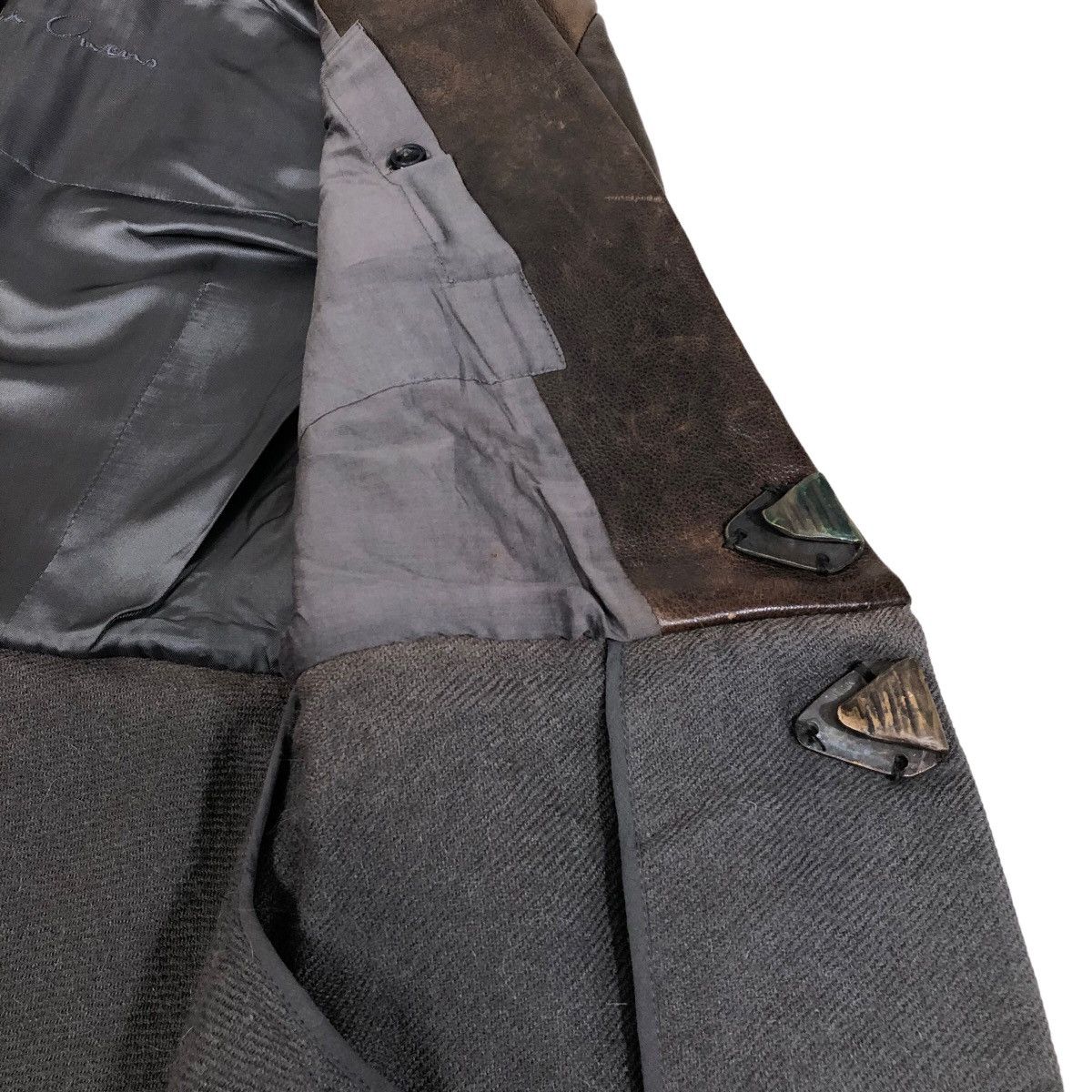 Rick Owens Rick Owens Fall 2010 R-t-W Assassin Hooded Leather Jacket Size XS / US 0-2 / IT 36-38 - 11 Thumbnail