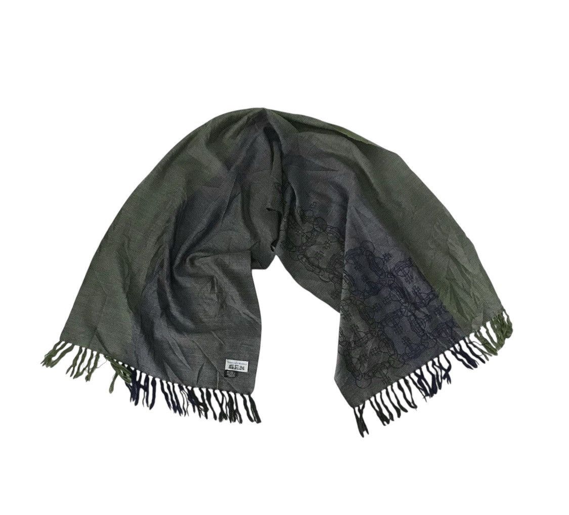 Vivienne Westwood TAX FREE 🇺🇸 Vintage viviene westwood man logo scarf Size ONE SIZE - 9 Thumbnail