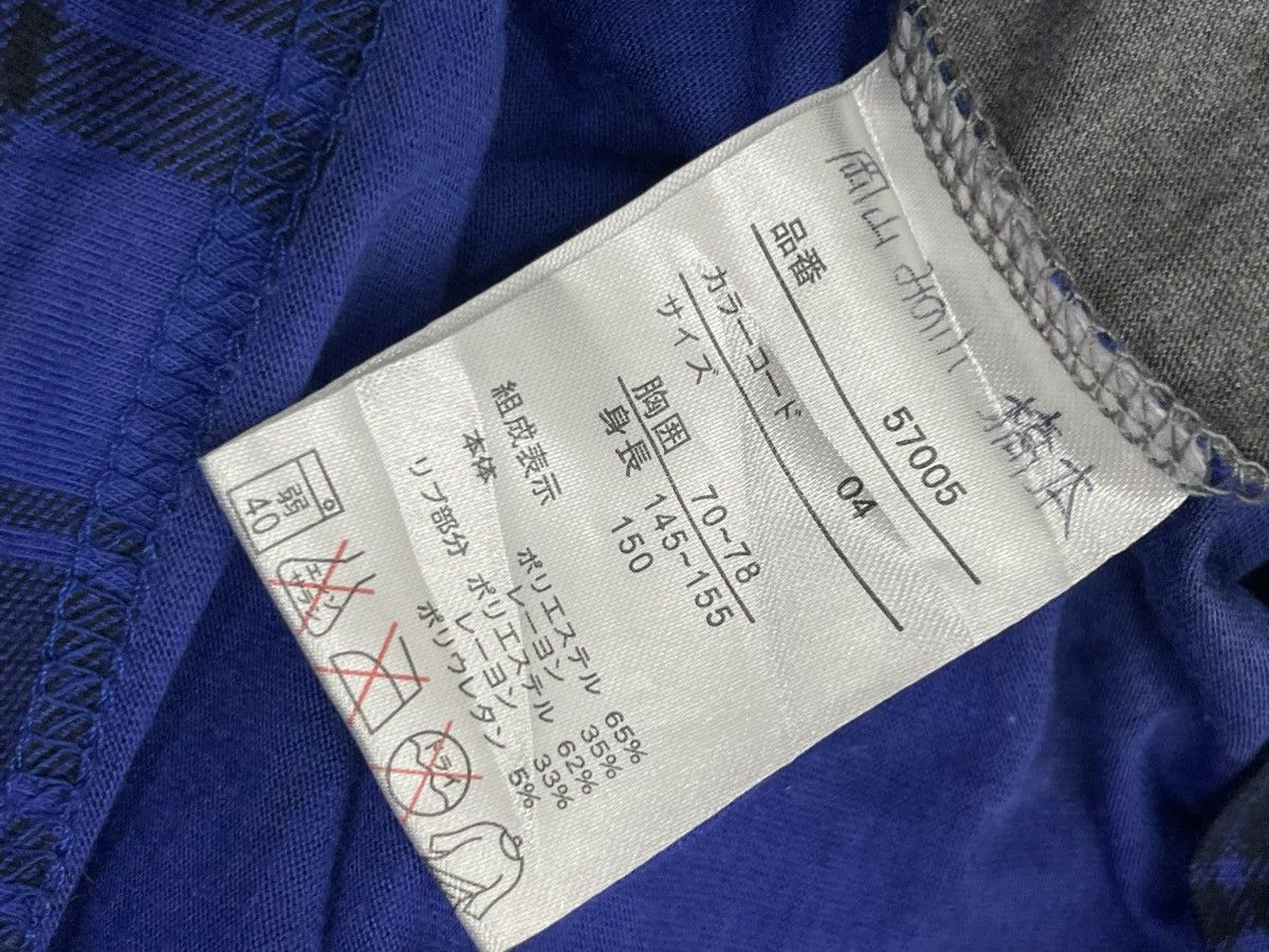 Japanese Brand Gangbuster Tartan Blue Y2K Punk Skull Layer Tee Size XS / US 0-2 / IT 36-38 - 16 Thumbnail