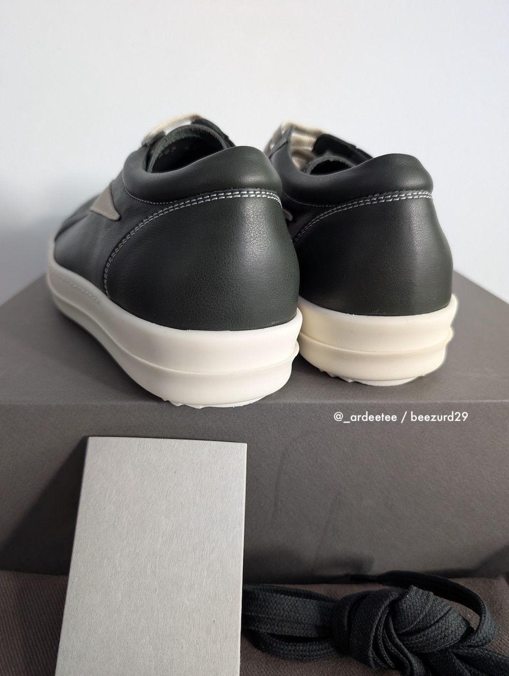 Rick Owens *NEW* NUBUCK LEATHER VINTAGE SNEAKERS VANS 41 Size US 8 / EU 41 - 6 Thumbnail