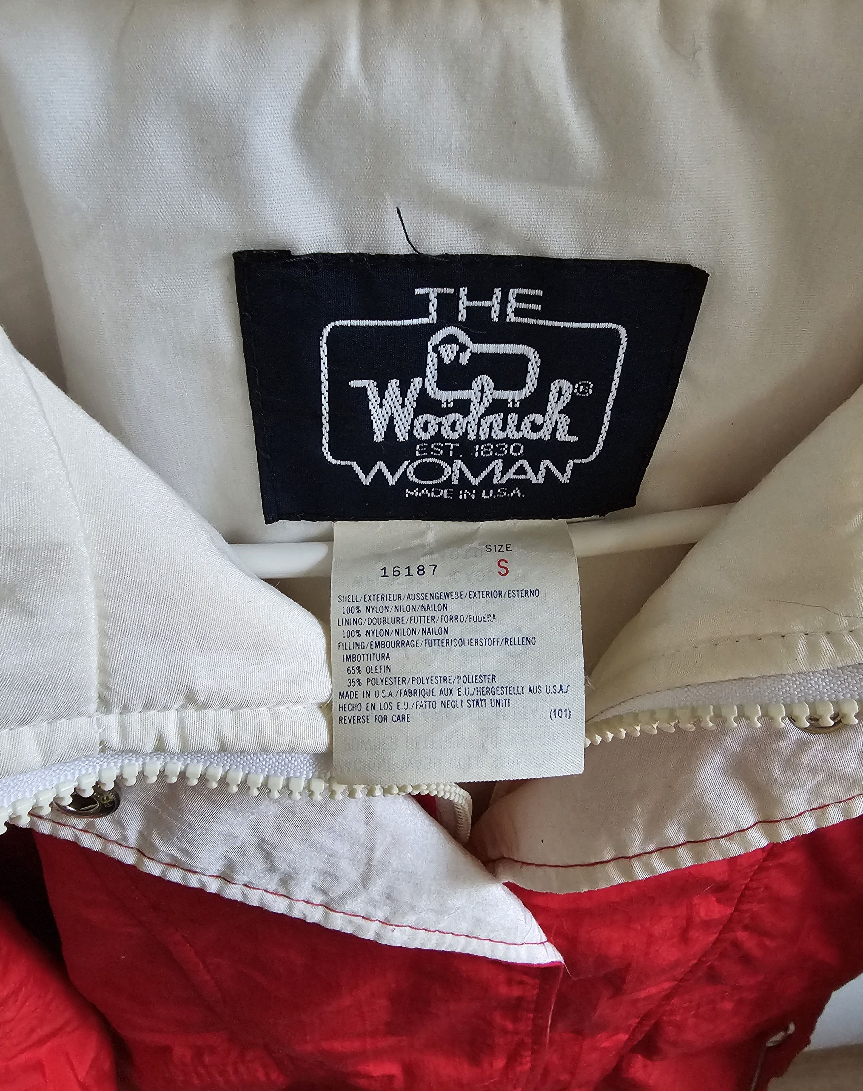 Woolrich Woolen Mills Woolrich women's winter jacket S vintage red Size S / US 4 / IT 40 - 4 Thumbnail