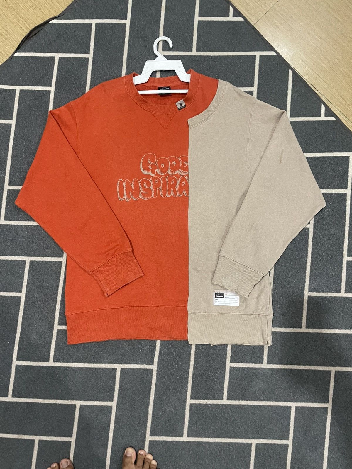 Maison MIHARA YASUHIRO Miharayasuhiro Good Inspiration Half Split Jumper Sweater Size US XL / EU 56 / 4 - 20 Thumbnail