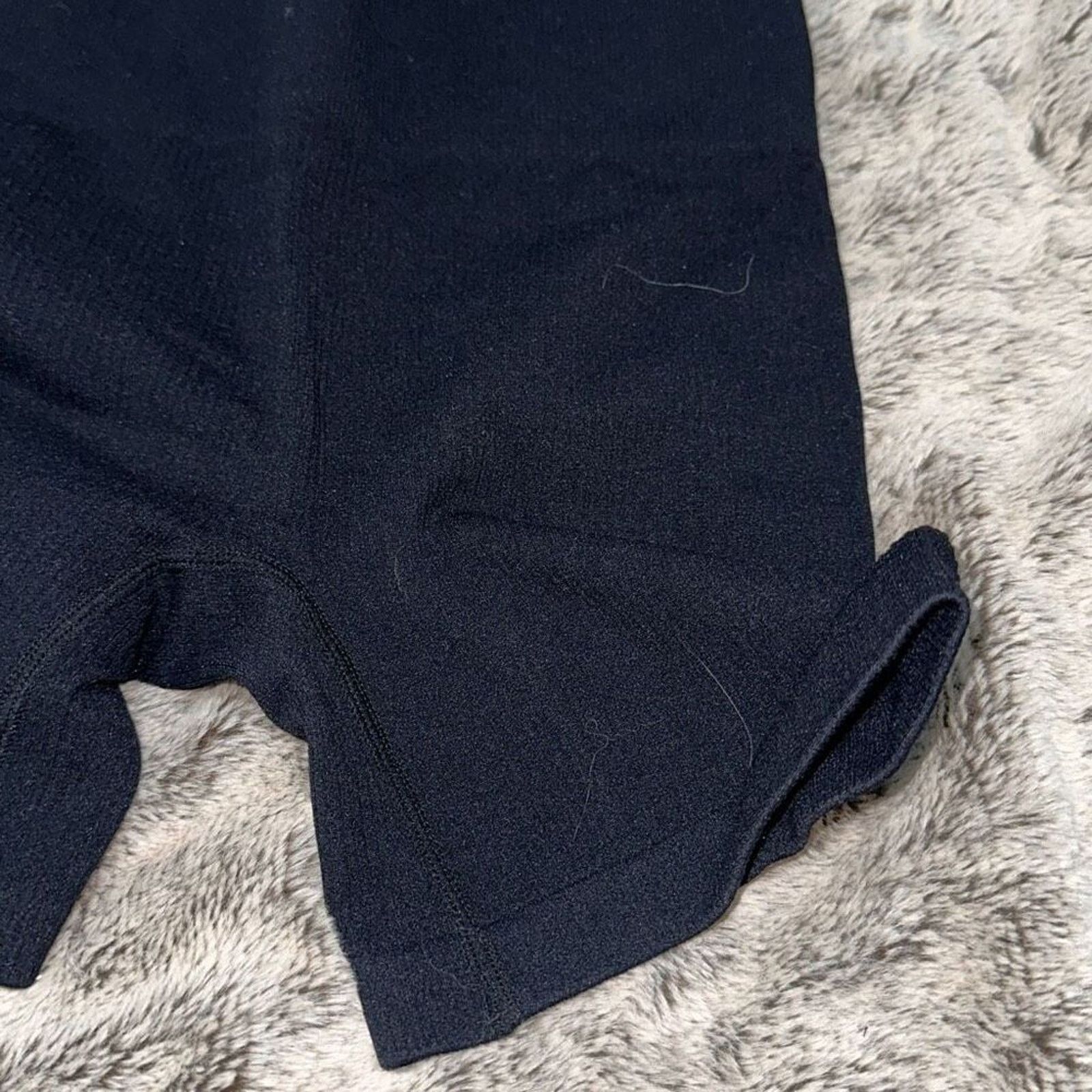 Other Amazon Black Ribbed Bike Shorts | Sz S Size 27" / US 4 / IT 40 - 3 Thumbnail