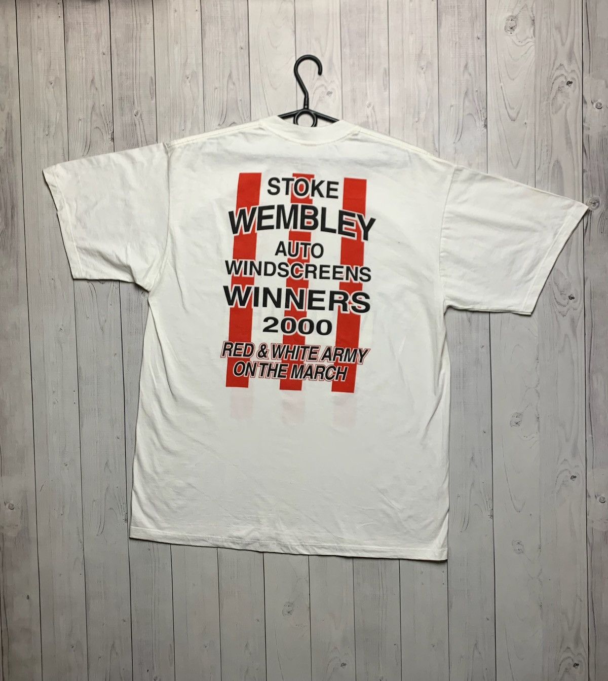 Vintage Vintage Stoke City Wembley 2000 final size XL very rare Size US XL / EU 56 / 4 - 2 Thumbnail