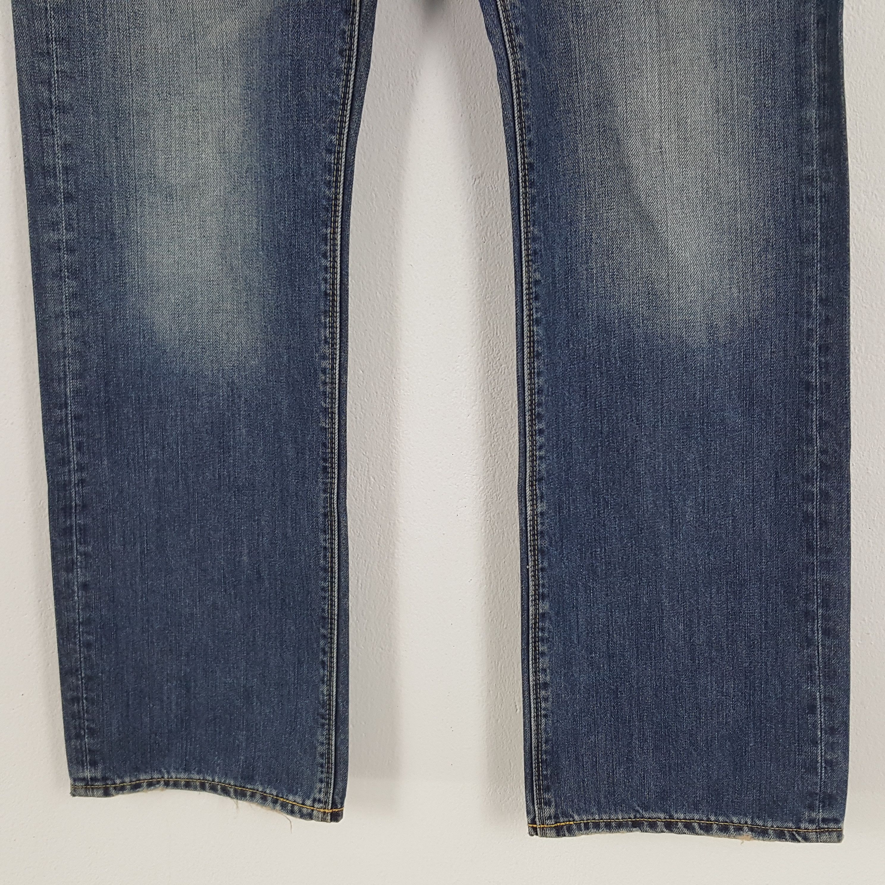Ed Hardy × Vintage Vintage Ed Hardy USA Custom Art Big Logo Denim Jeans Size US 32 / EU 48 - 6 Thumbnail