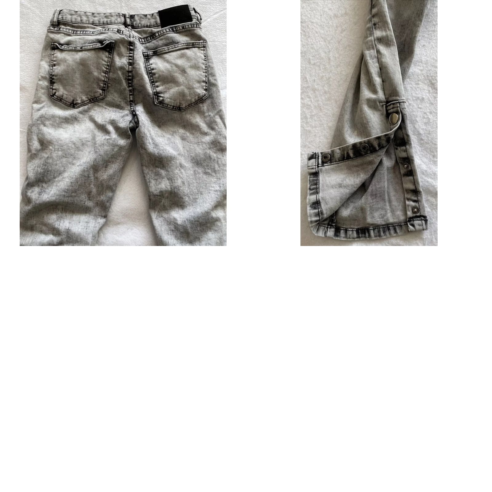Forever 21 FOREVER 21 Jeans Men 32X32 Slim Distressed Gray Denim Zip Pockets Inseam 32 Modern Modern Mens Size US 32 / EU 48 - 8 Thumbnail
