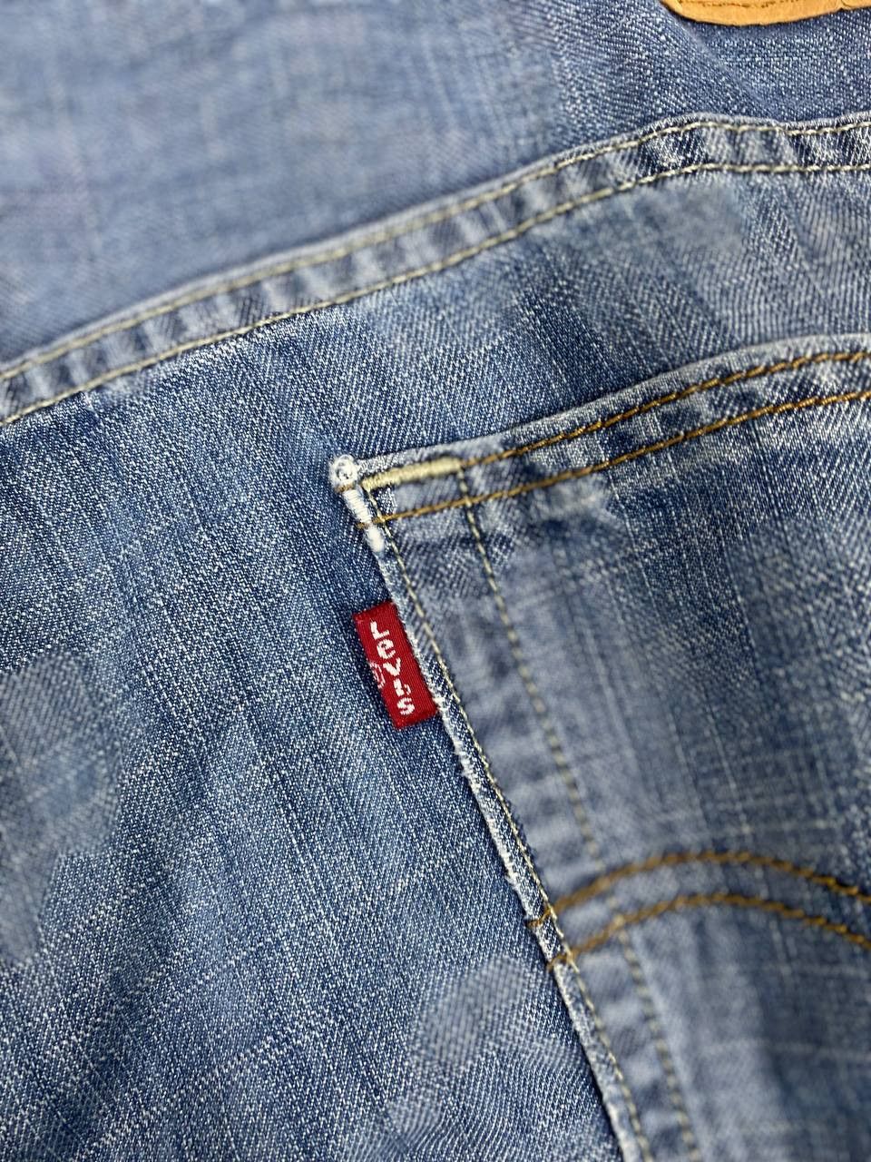 Levi's levis 569 loose fit distressed denim nice design Size US 40 / EU 56 - 4 Thumbnail