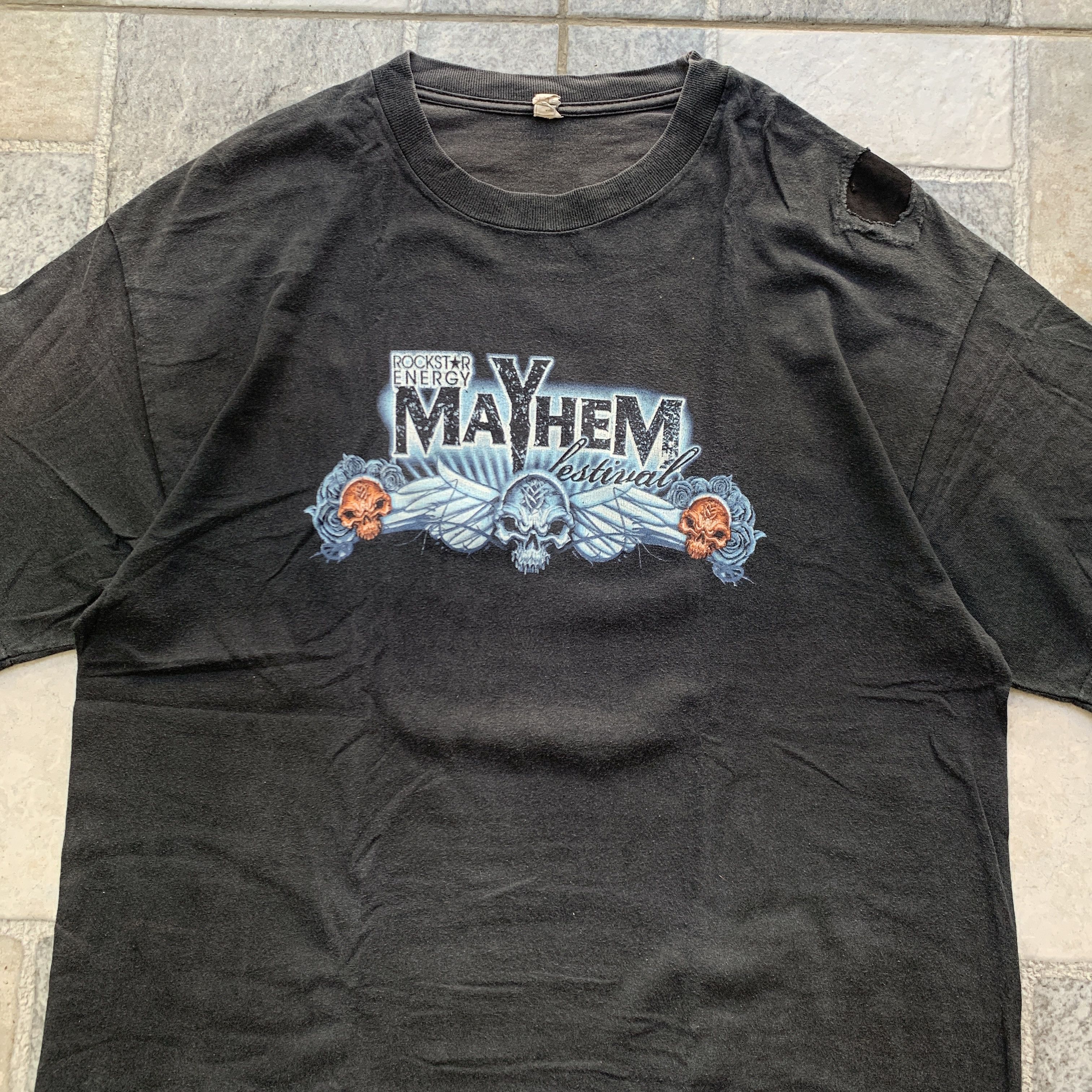 Vintage Vintage Rockstar Energy Mayhem Festival Slipknot Size US XL / EU 56 / 4 - 2 Thumbnail