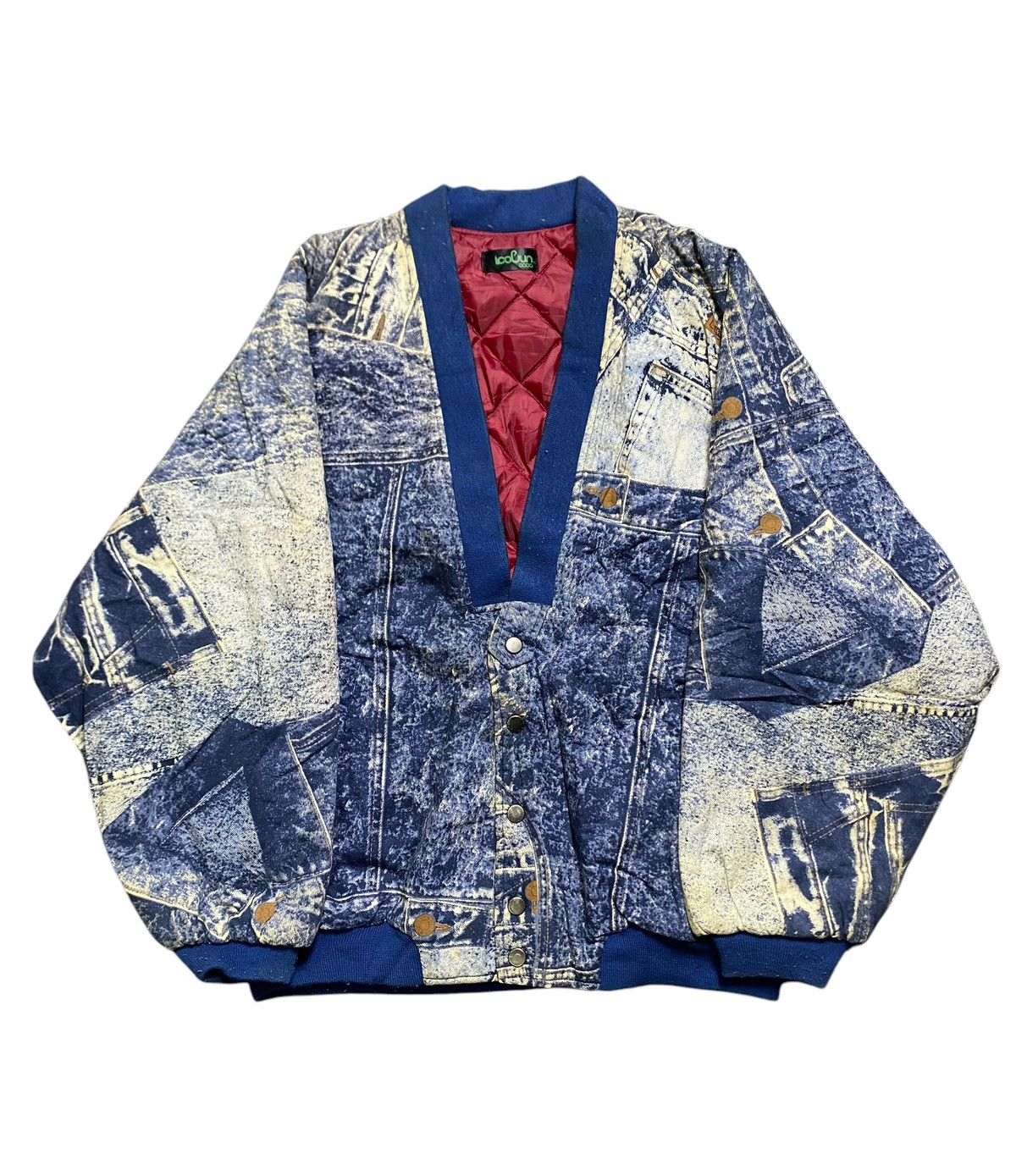 Vintage VINTAGE JAPANESE BRAND JACKET DENIM DESIGN Size US XL / EU 56 / 4 - 1 Thumbnail