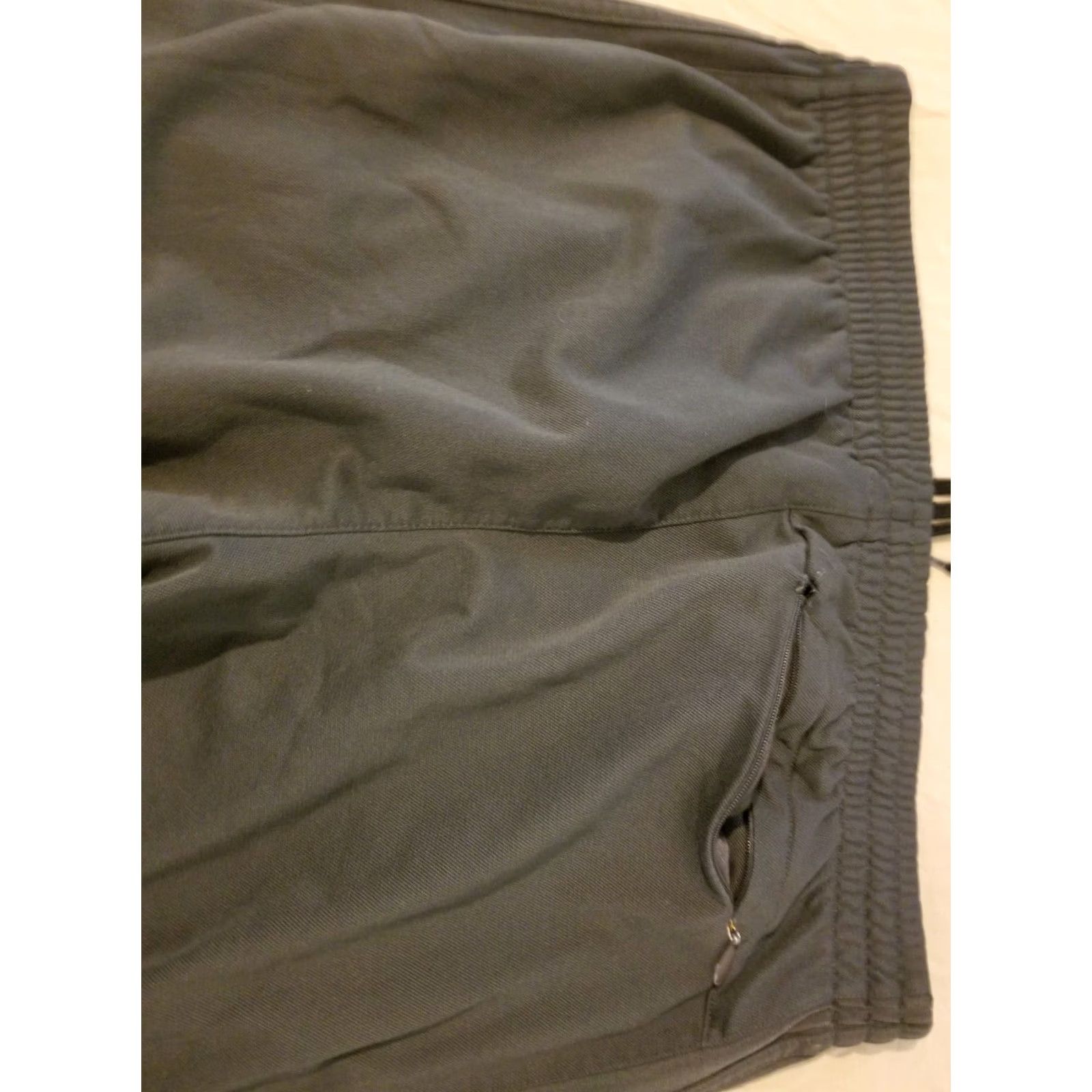 Adidas Mens adidas Pants Large Gray Athletic Gym Workout Size US 33 - 3 Thumbnail