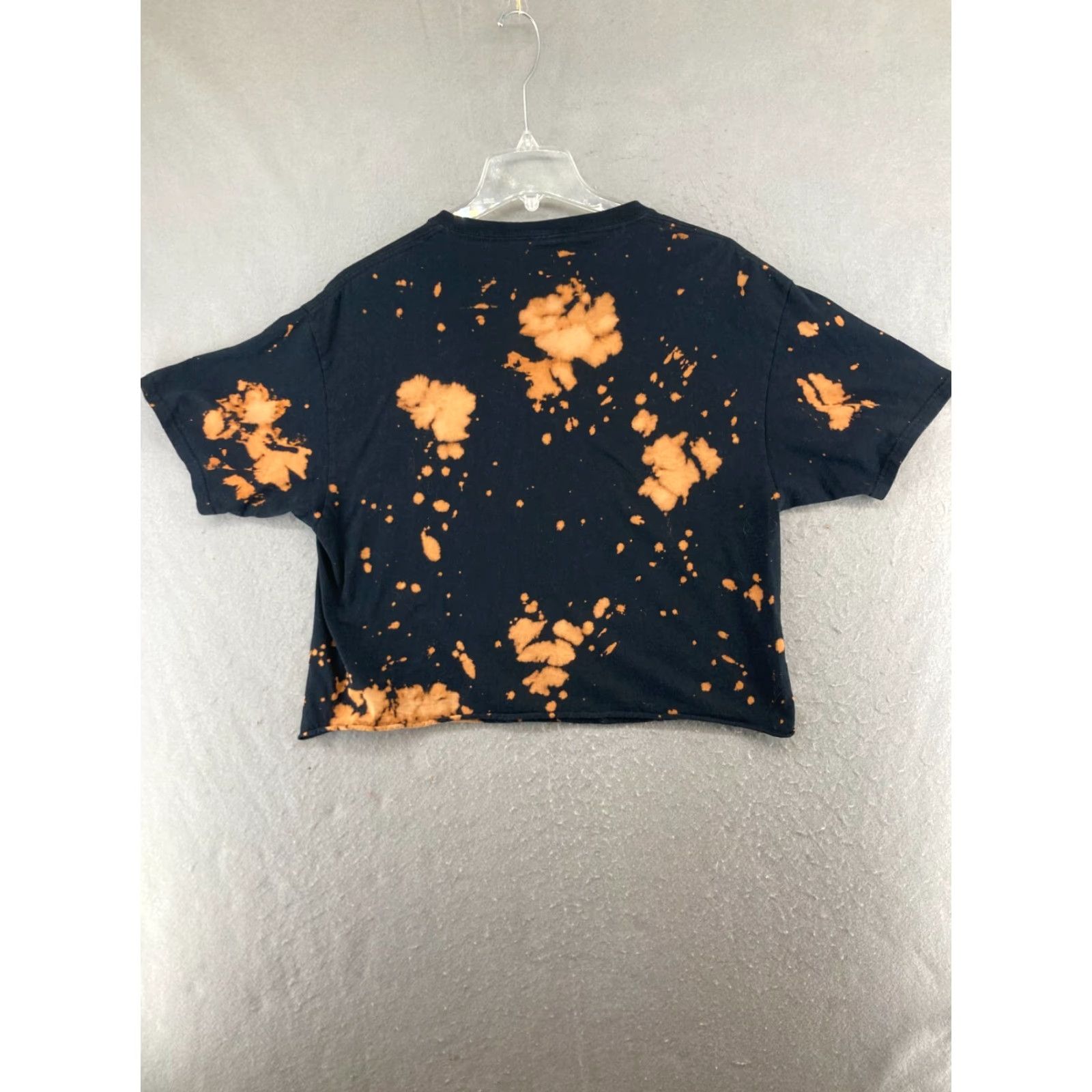Vintage Betty Boop Tshirt Womens Large Black Cropped Vneck Biker Theme Graphic Print 100% Cotton Short Sleeve Size L / US 10 / IT 46 - 6 Thumbnail
