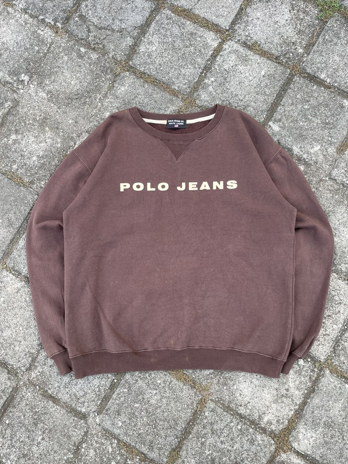 Polo Ralph Lauren × Vintage Vintage Crewneck Polo Ralph Lauren Size US XL / EU 56 / 4 - 1 Thumbnail