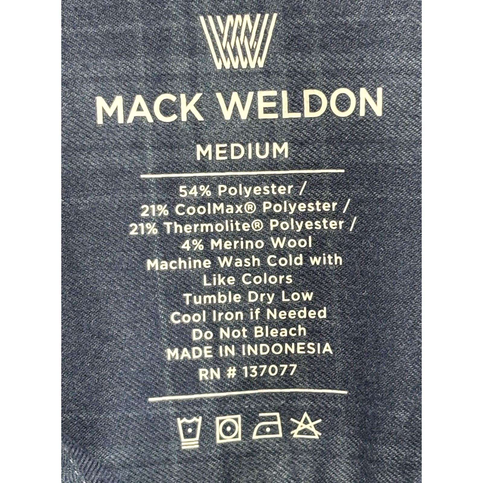 Vintage Mack Weldon Shirt Mens M Button-Up Flannel Blue Plaid Wool Blend Pocket Casual Wool Blend Pocket Casual Size US M / EU 48-50 / 2 - 4 Thumbnail