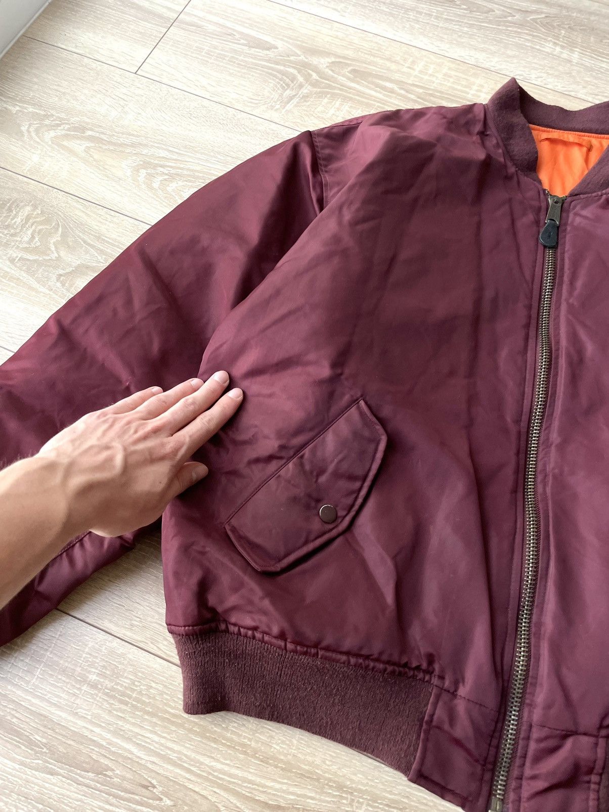 Vintage Vintage CWU MA-1 Flight Military Bomber Jacket Boxy Size US XXL / EU 58 / 5 - 9 Thumbnail