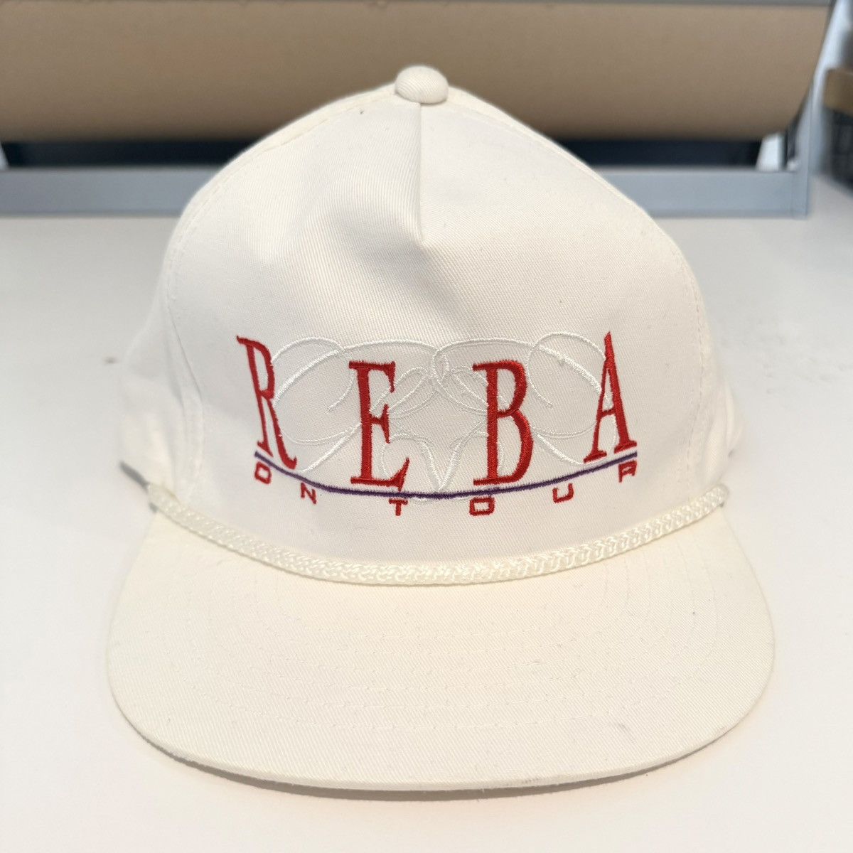 Vintage Vintage Reba Mcentire On Tour SnapBack Hat Adjustable 90s Size ONE SIZE - 1 Thumbnail
