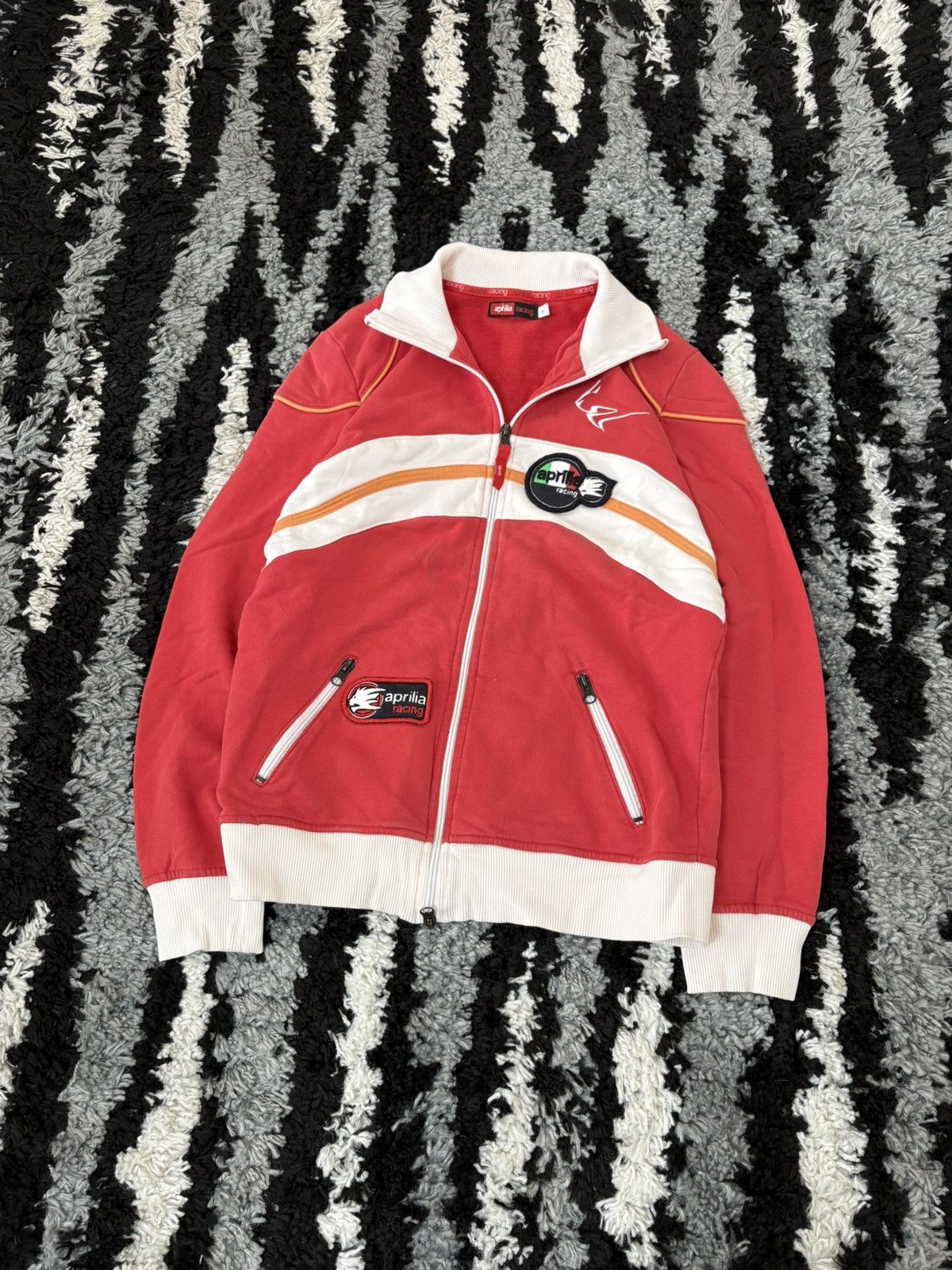 Fox Racing Aprilia vintage y2k zip up racing sweatshirt slim fit Size US S / EU 44-46 / 1 - 1 Thumbnail