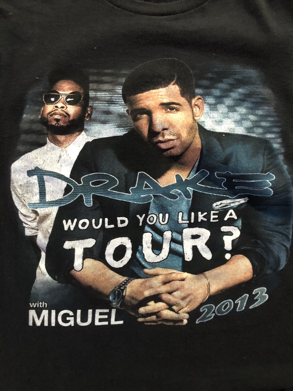 Drake × Rap Tees × Vintage 2013 DRAKE TOUR Size US M / EU 48-50 / 2 - 3 Thumbnail